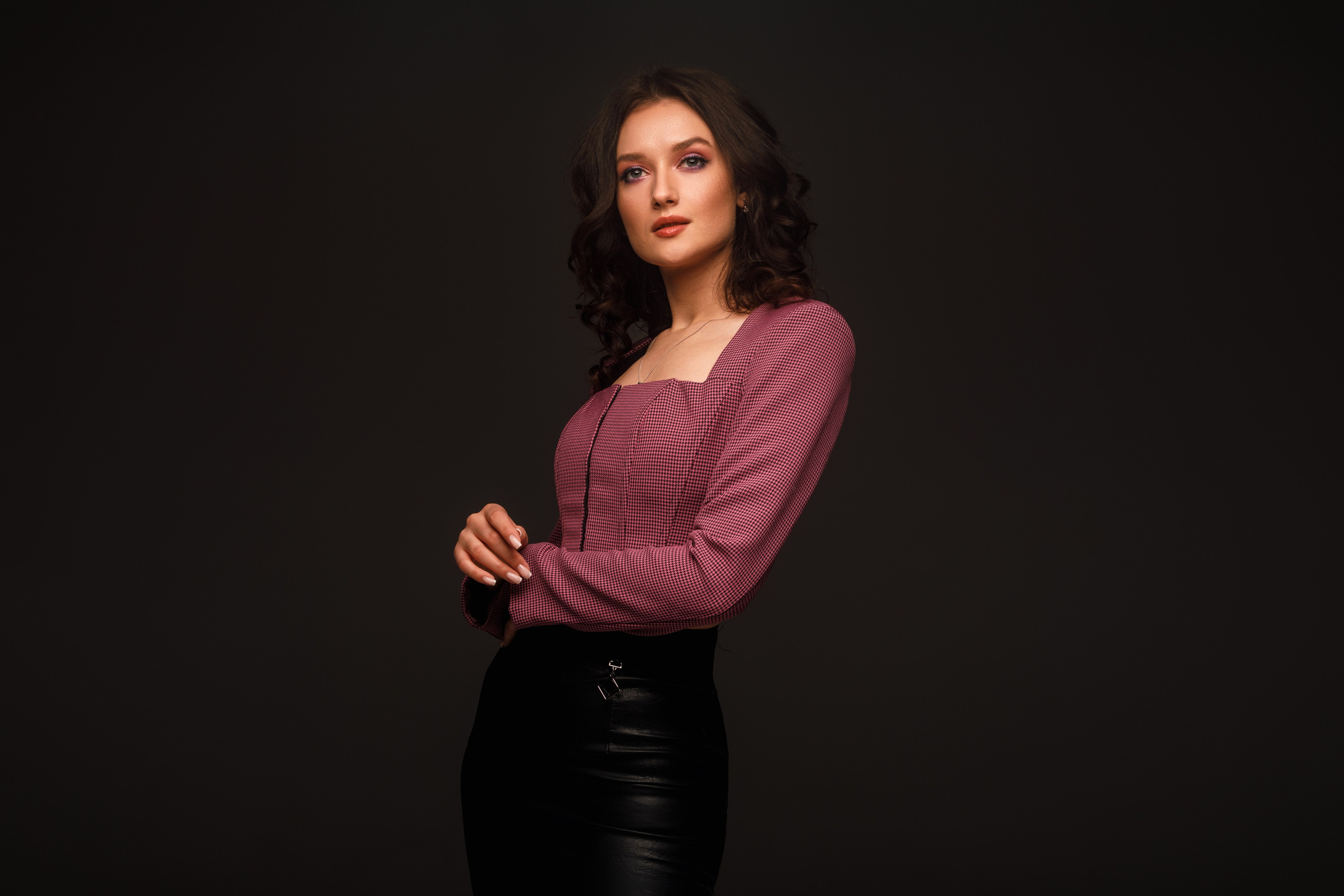 Съемка в студии на циклораме с Анастасией для «себя»