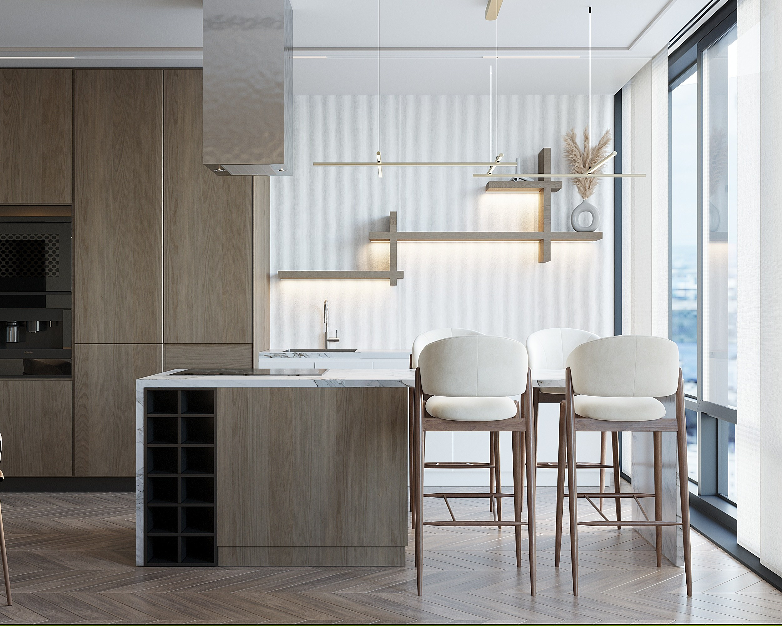 Галерея Чижова апартаменты. Kich.design