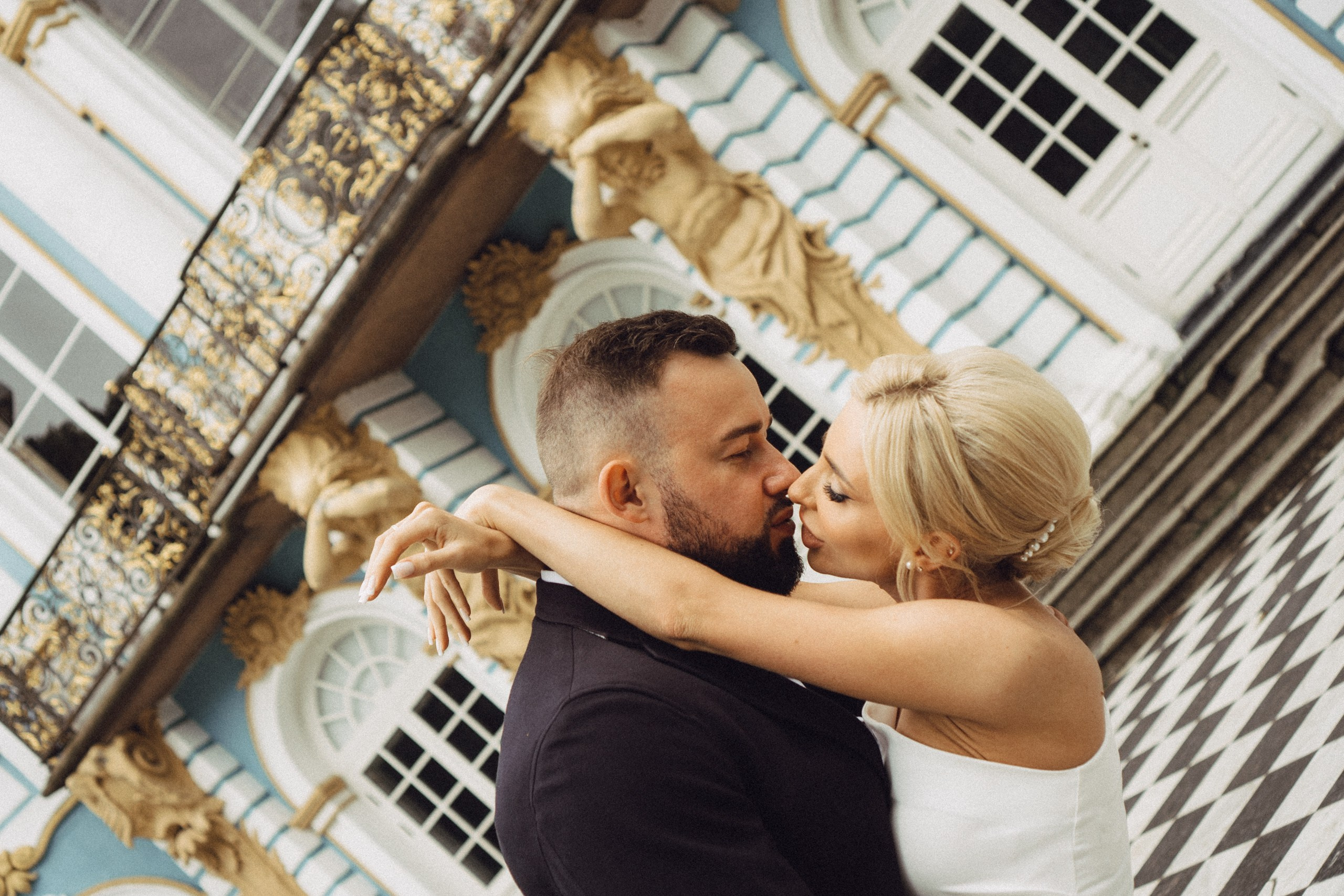 СВАДЕБНАЯ ИСТОРИЯ В ГОРОДЕ ПУШКИН ВОЗЛЕ ЕКАТЕРИНИНСКОГО ДВОРЦА И В ПАРКЕ. Профессиональный фотограф, Санкт-Петербург — Виктория Богомолова