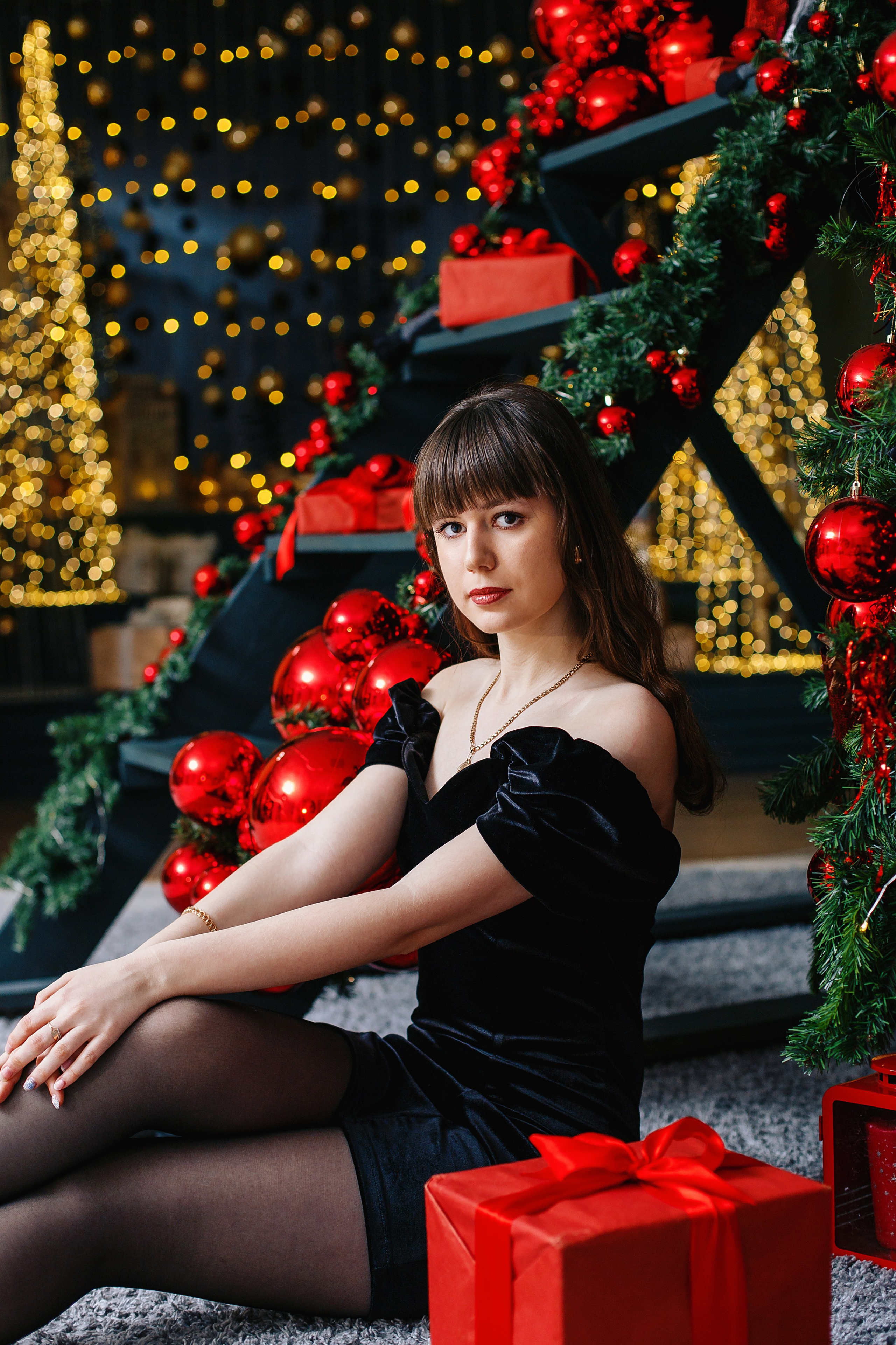 Новогодняя фотосессия для Карины. Выпускные альбомы Искитим, Бердск и Новосибирск Крюкова Елена