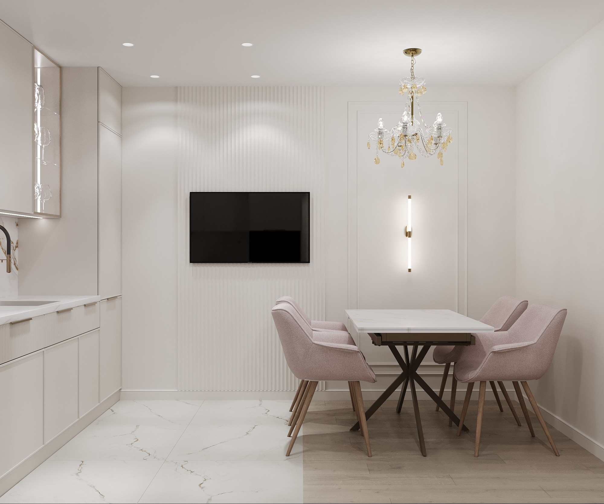 Квартира 55 кв. м. ЖК Кумир. Annything design