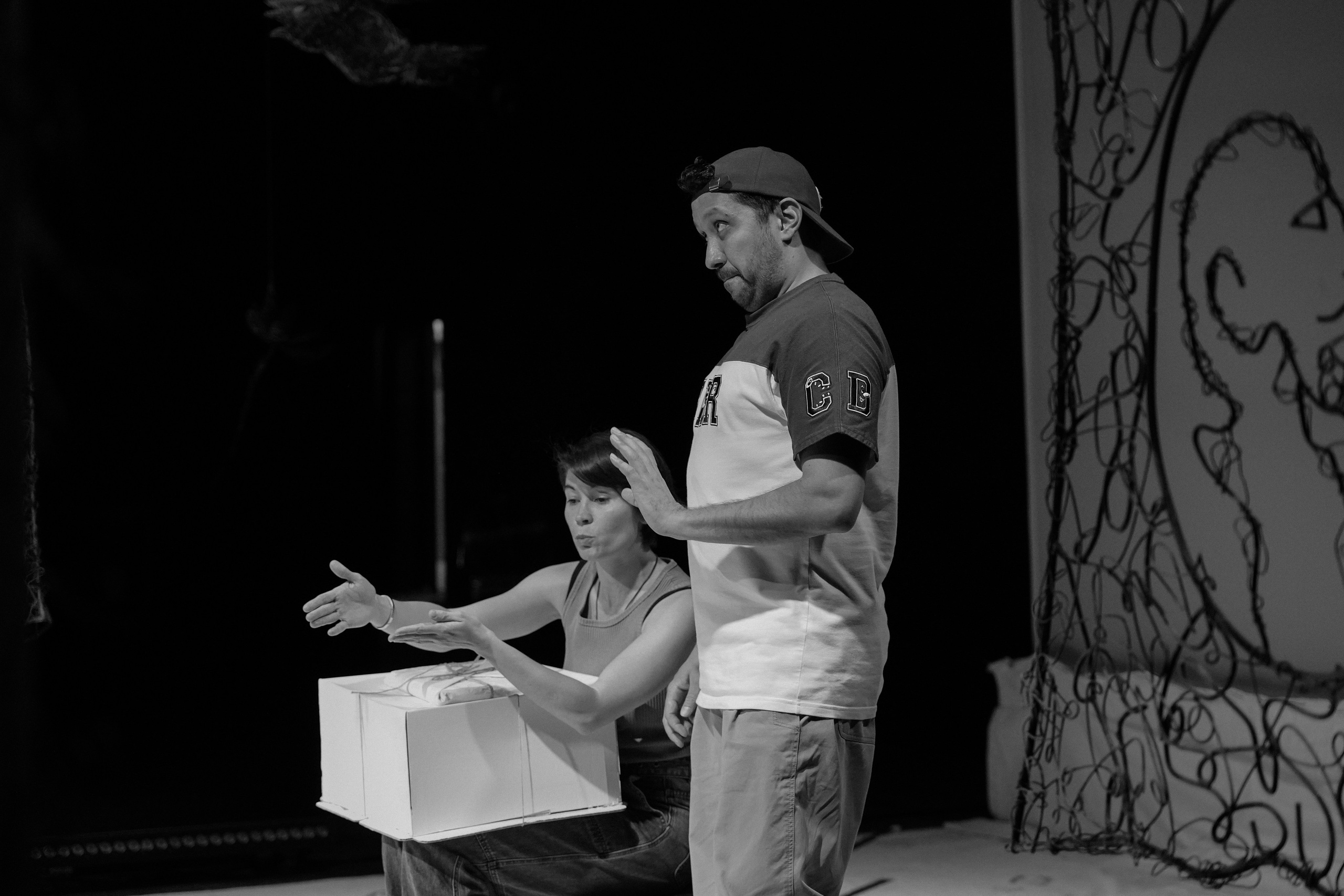 Rehearsal of the play “Mom, who’s that in the picture?”. Katyavasileva