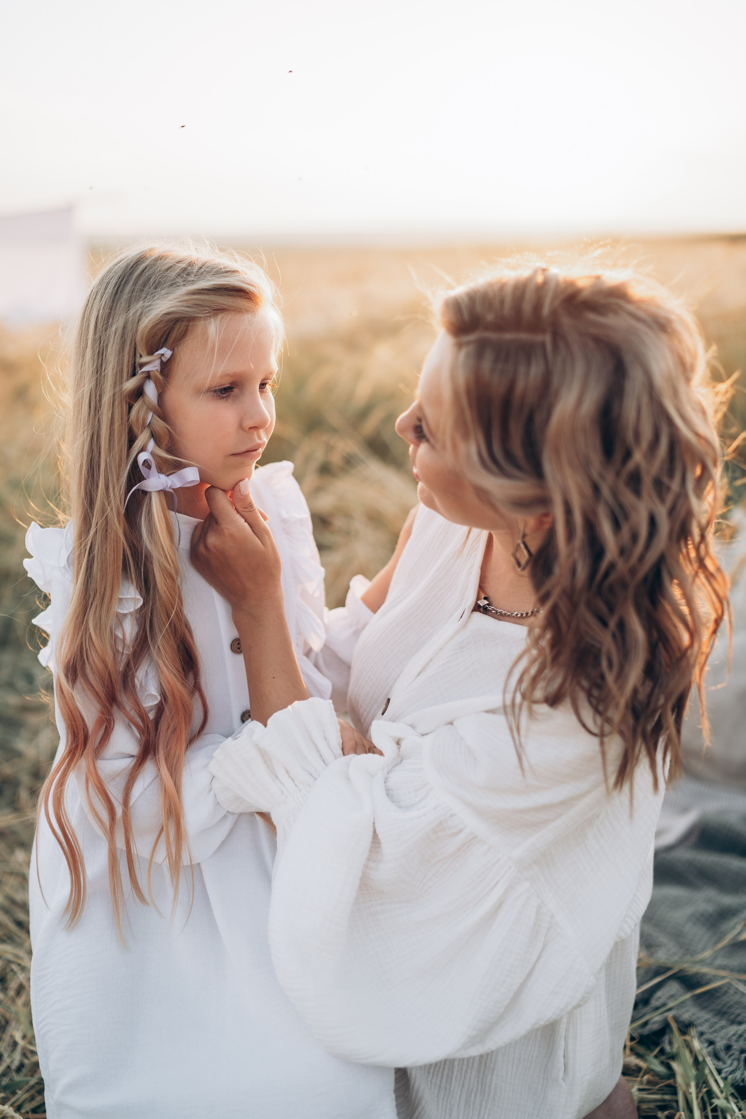 Закатная история в полях. Семейный фотограф в Москве Елена Гильманова