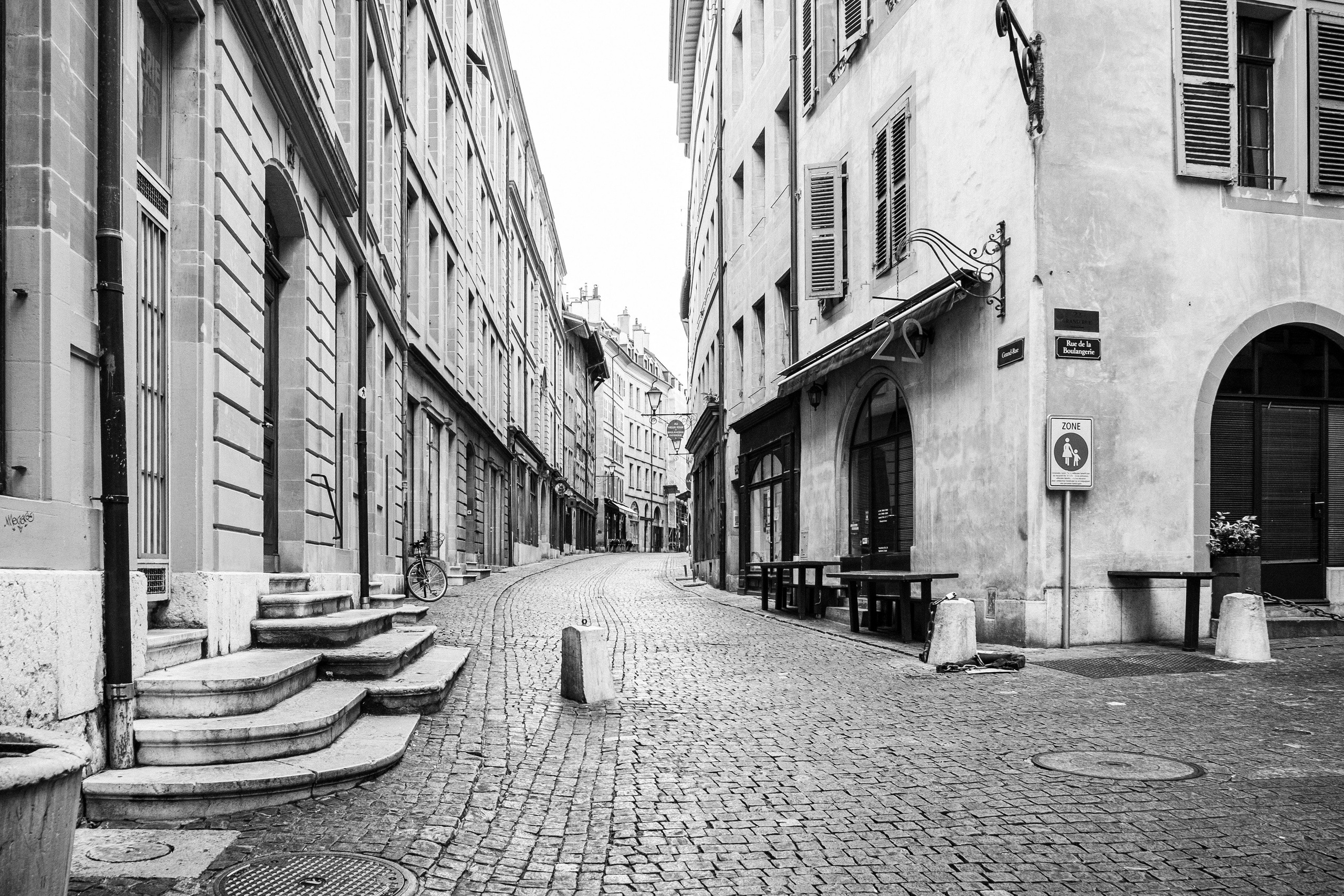 Женева. Фотограф Антон Швец — Монохромная реальность