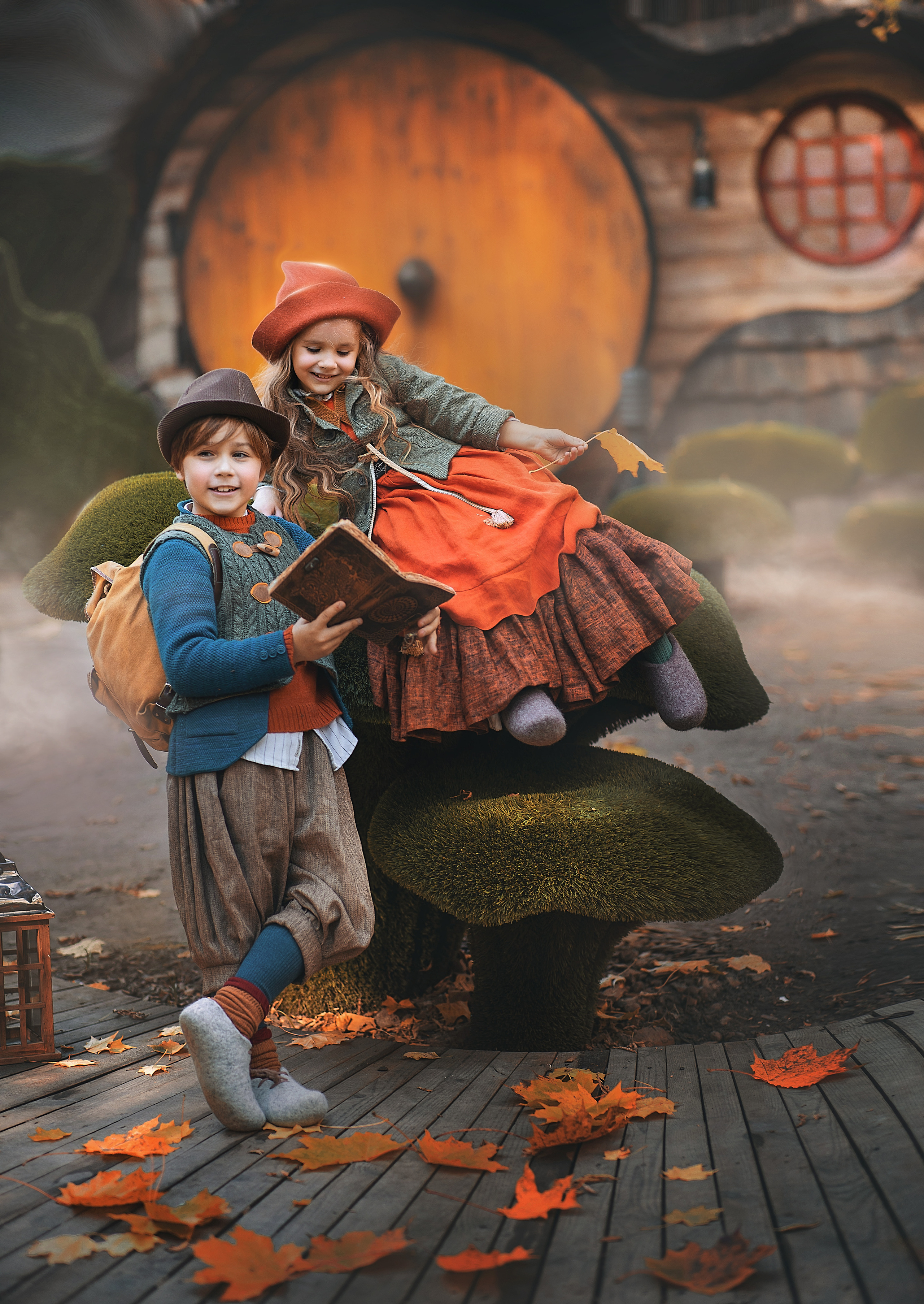 хоббиты фотосессия хоббиты сказочная фотосессия детский фотограф артфото хоббиты властелин колец