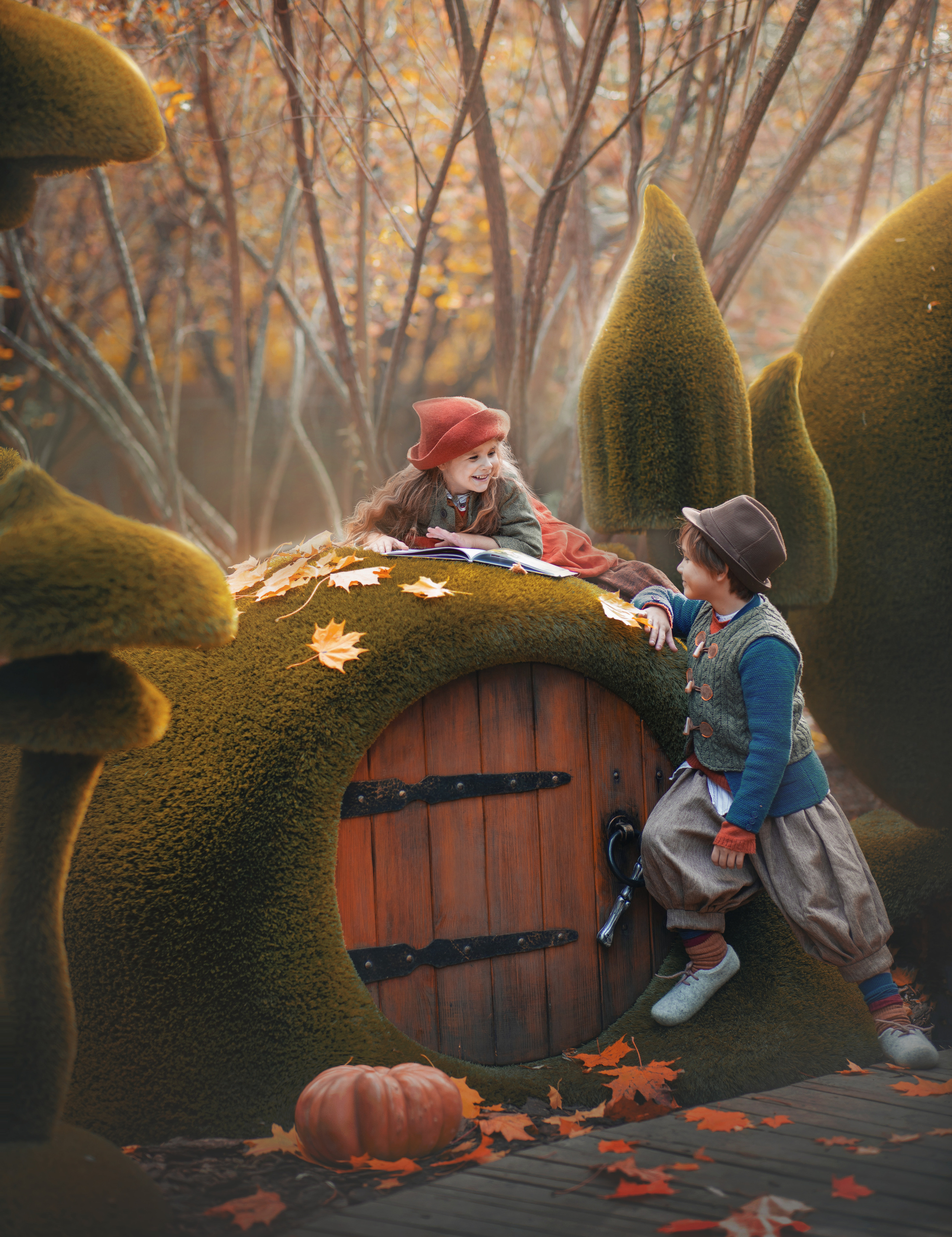 хоббиты фотосессия хоббиты сказочная фотосессия детский фотограф артфото хоббиты властелин колец