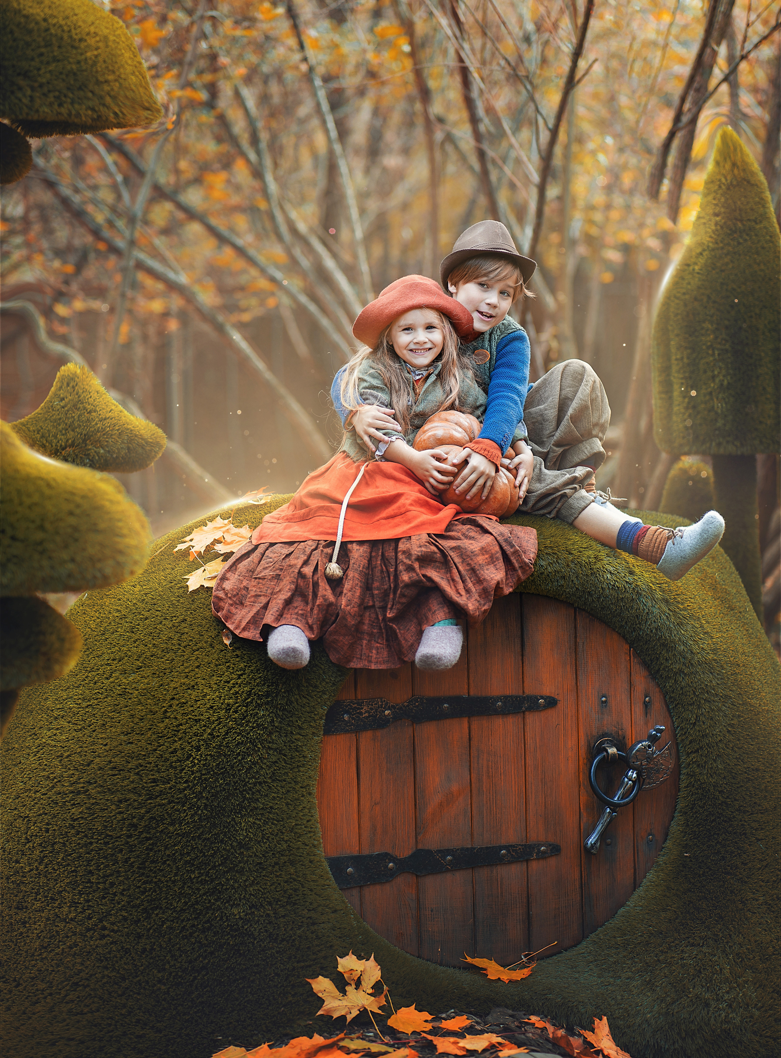 хоббиты фотосессия хоббиты сказочная фотосессия детский фотограф артфото хоббиты властелин колец