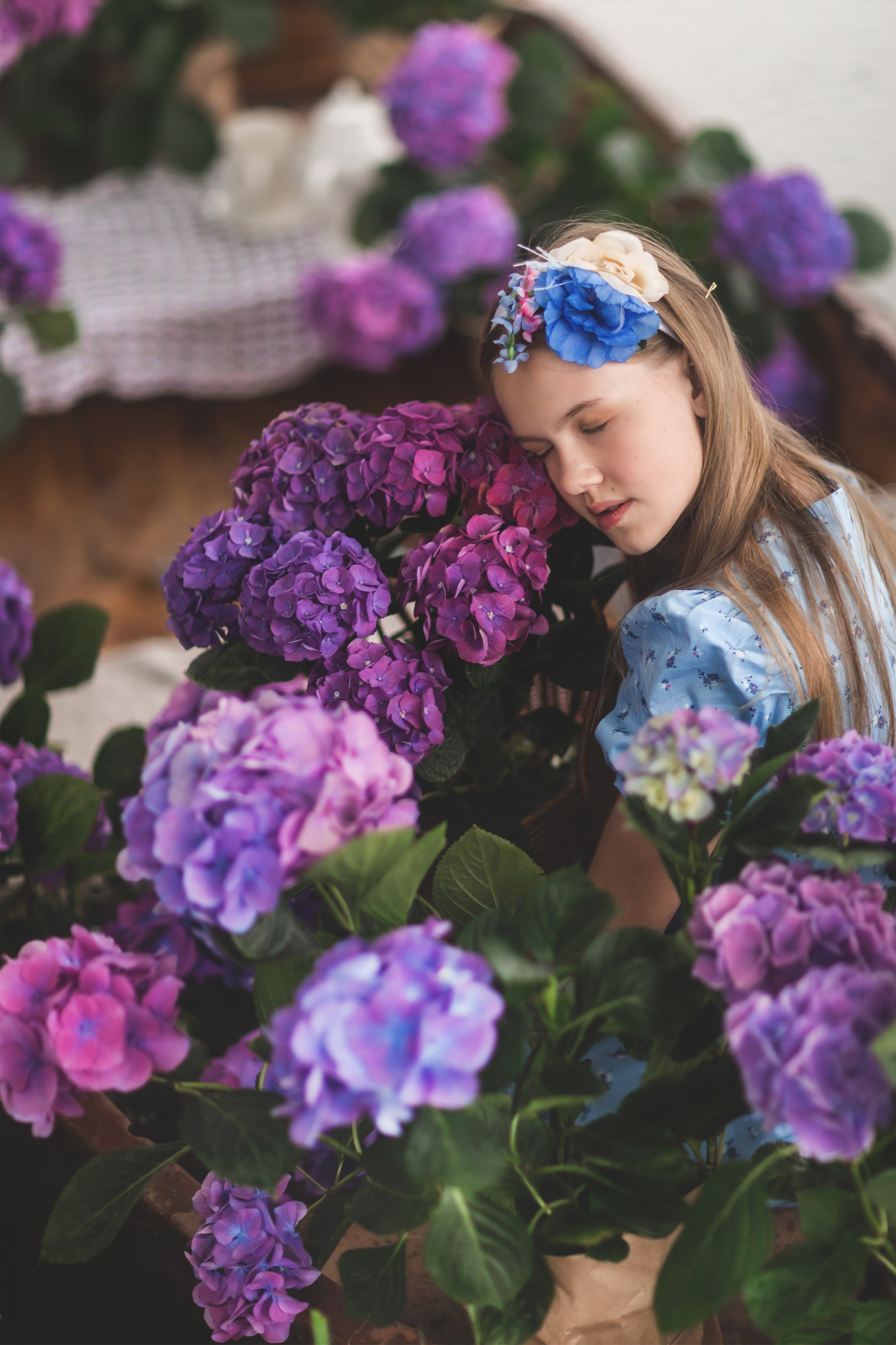 Лодка гортензия. Семейный и детский фотограф Краснодар Валерия Власенко