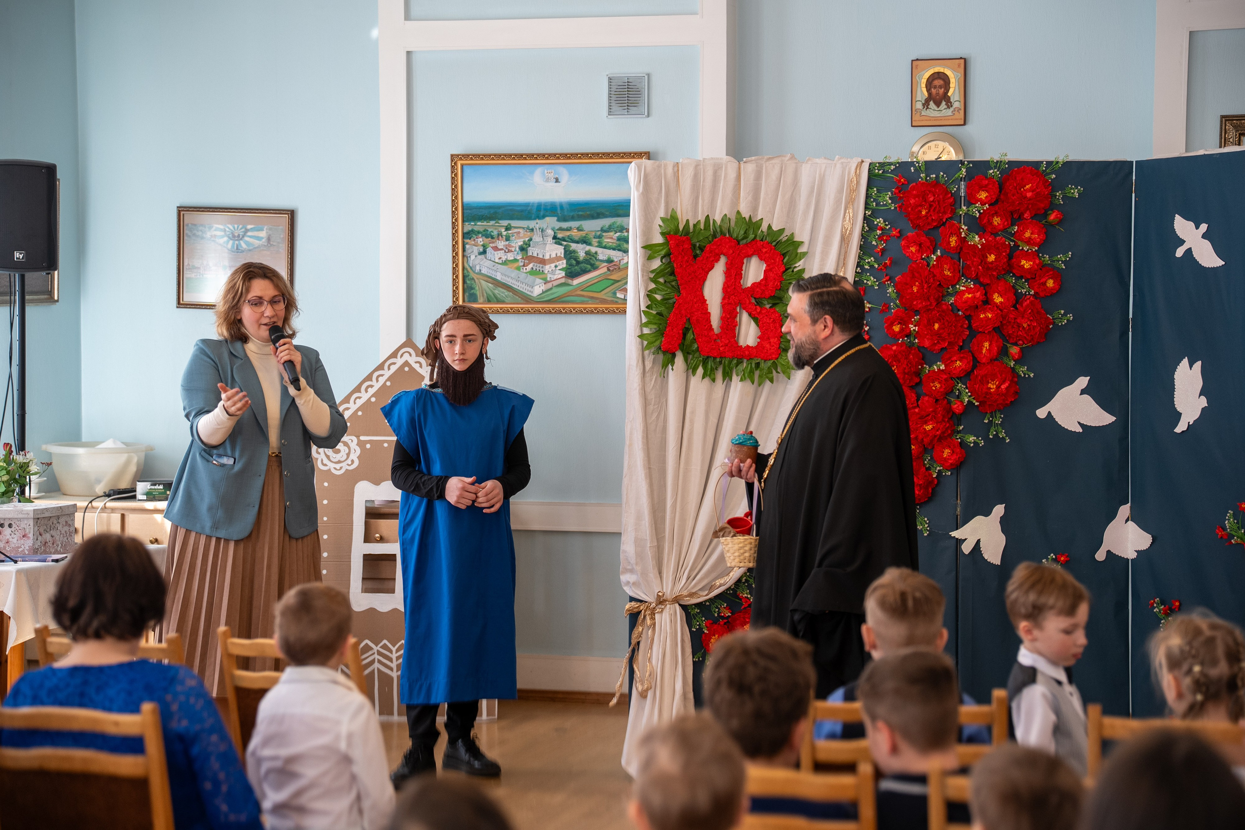 СВЕТЛАЯ ПАСХА В ВОСКРЕСНОЙ ШКОЛЕ. НИКОЛО-БОГОЯВЛЕНСКИЙ МОРСКОЙ СОБОР