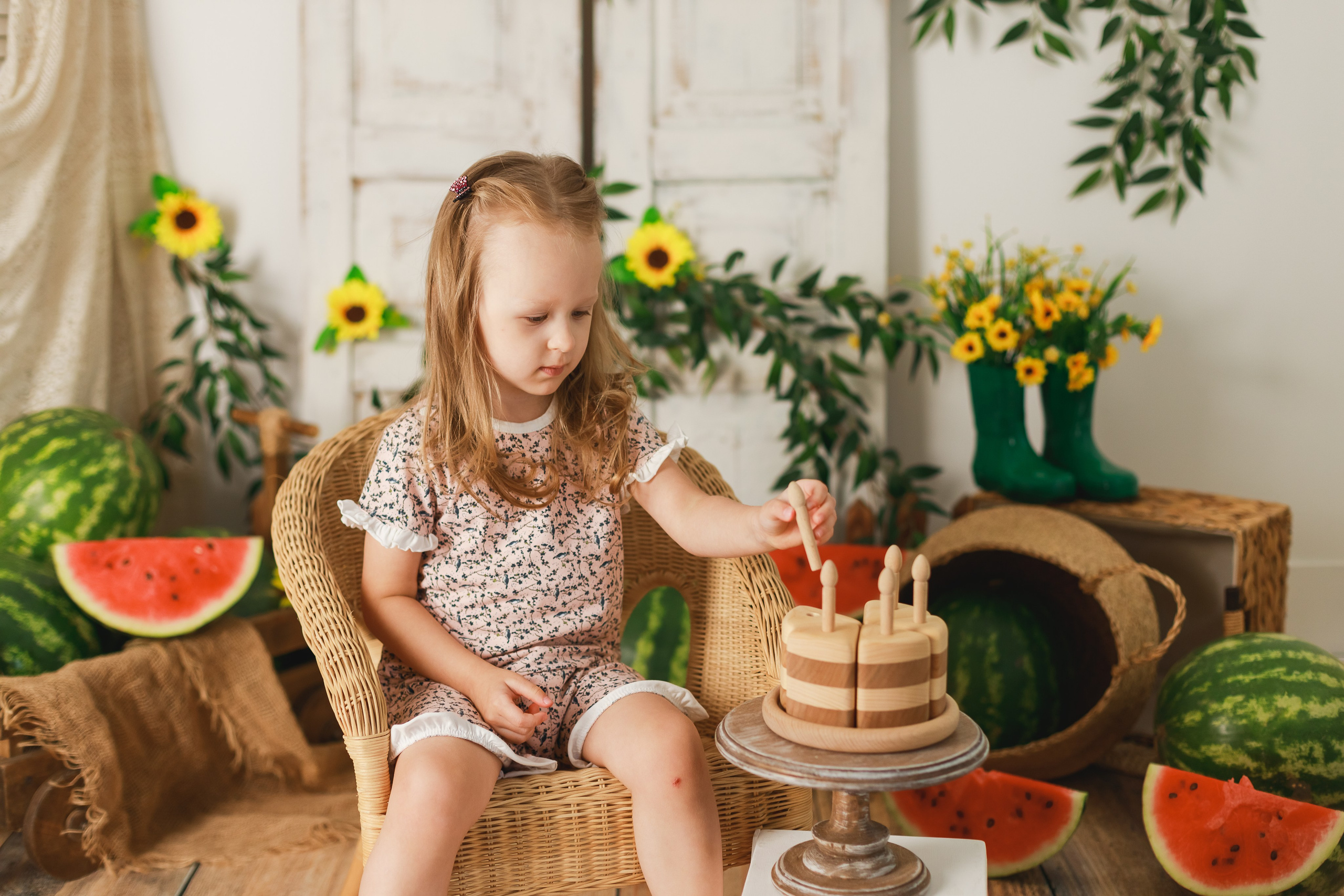 Арбузный фотопроект. Детский и семейный фотограф в Краснодаре Альбина Морозова