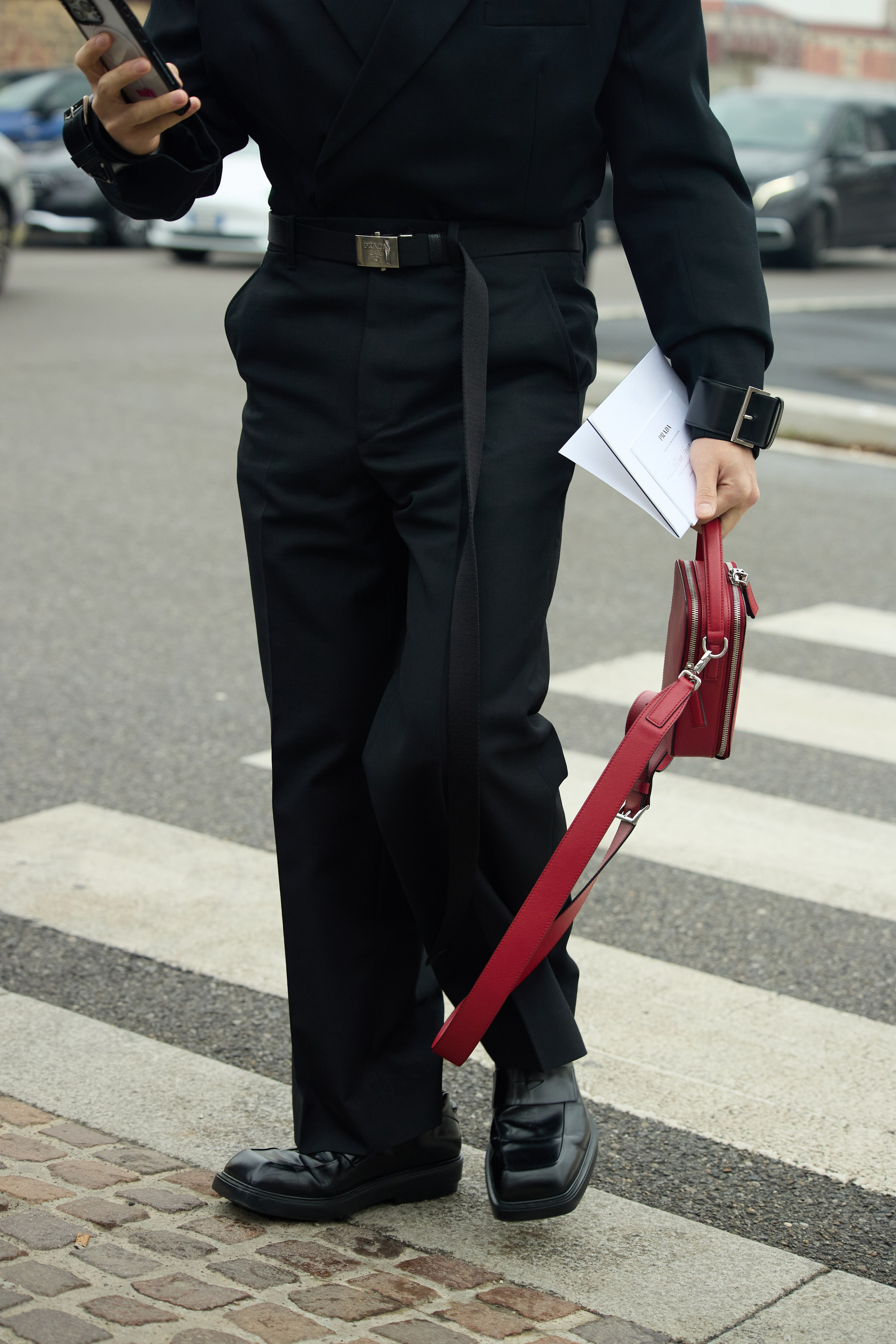 Milan Fashion WeekMens Fall/Winter 25/26 Prada. Photographer in Milan Ivan Goncharov