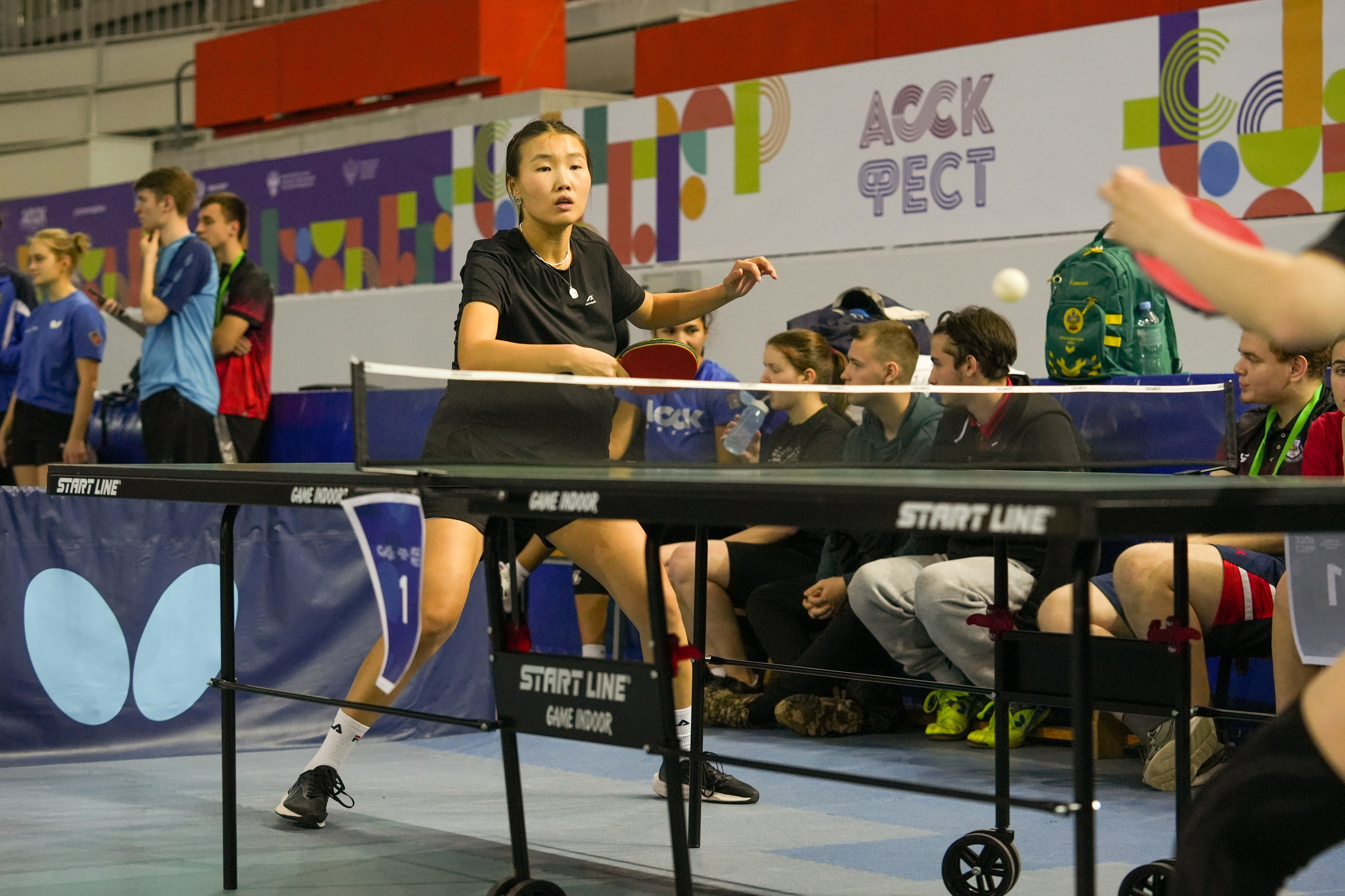 Настольный теннис в рамках АССК фест 2024 Сириус. Репортажный фотограф в Красной Поляне и Сочи Павлюченко Екатерина