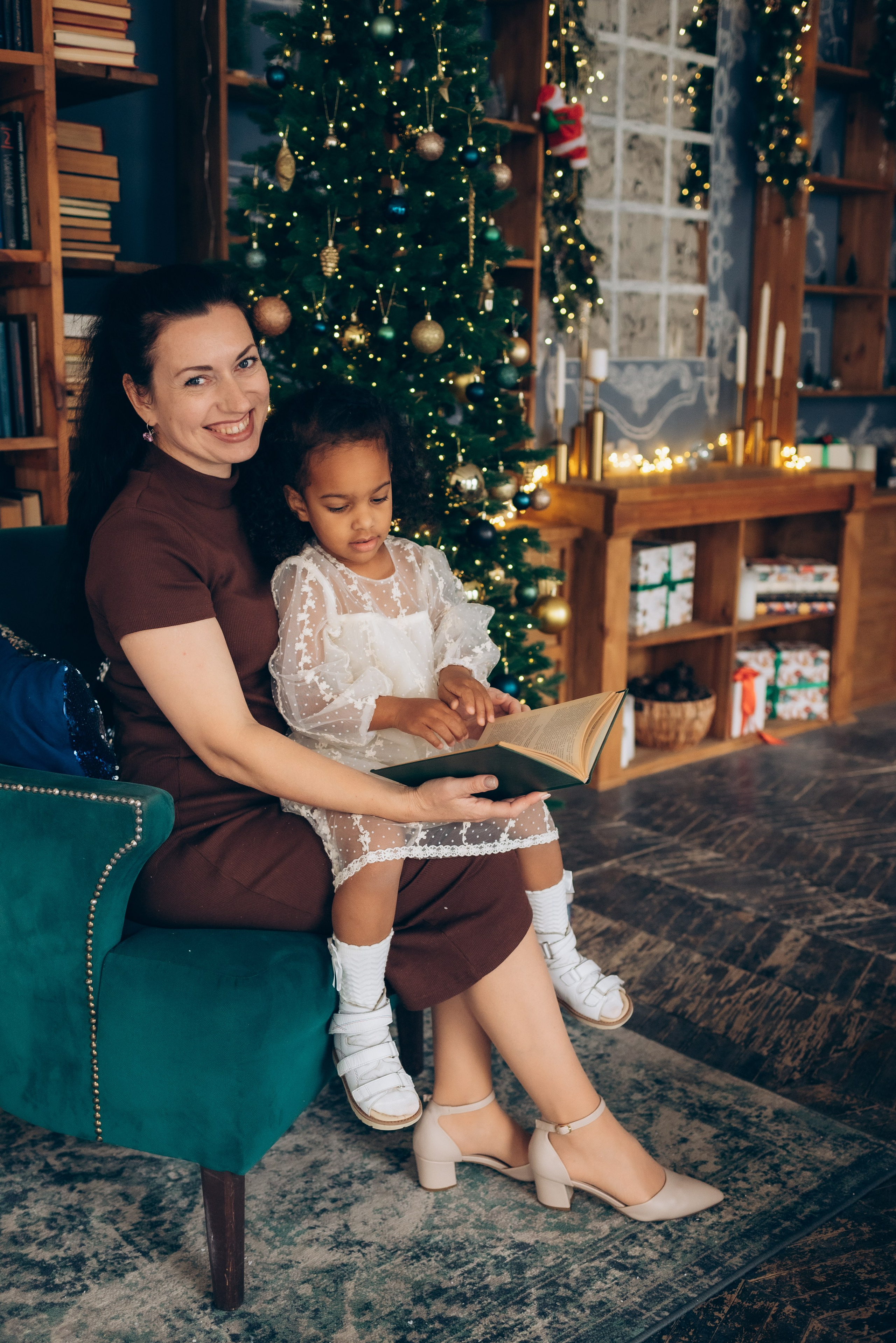 Новый год Наталья с дочкой. Семейный фотограф в Тюмени Ксения Мязитова