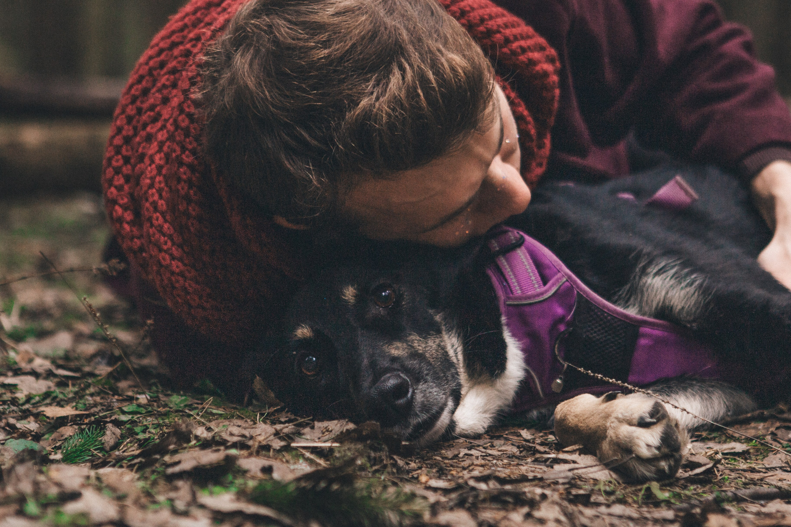 A cinematic tale of true love and unbreakable friendship between a man and a dog. Portrait, family and pet photographer in Cyprus, Ksenia Bourdelle