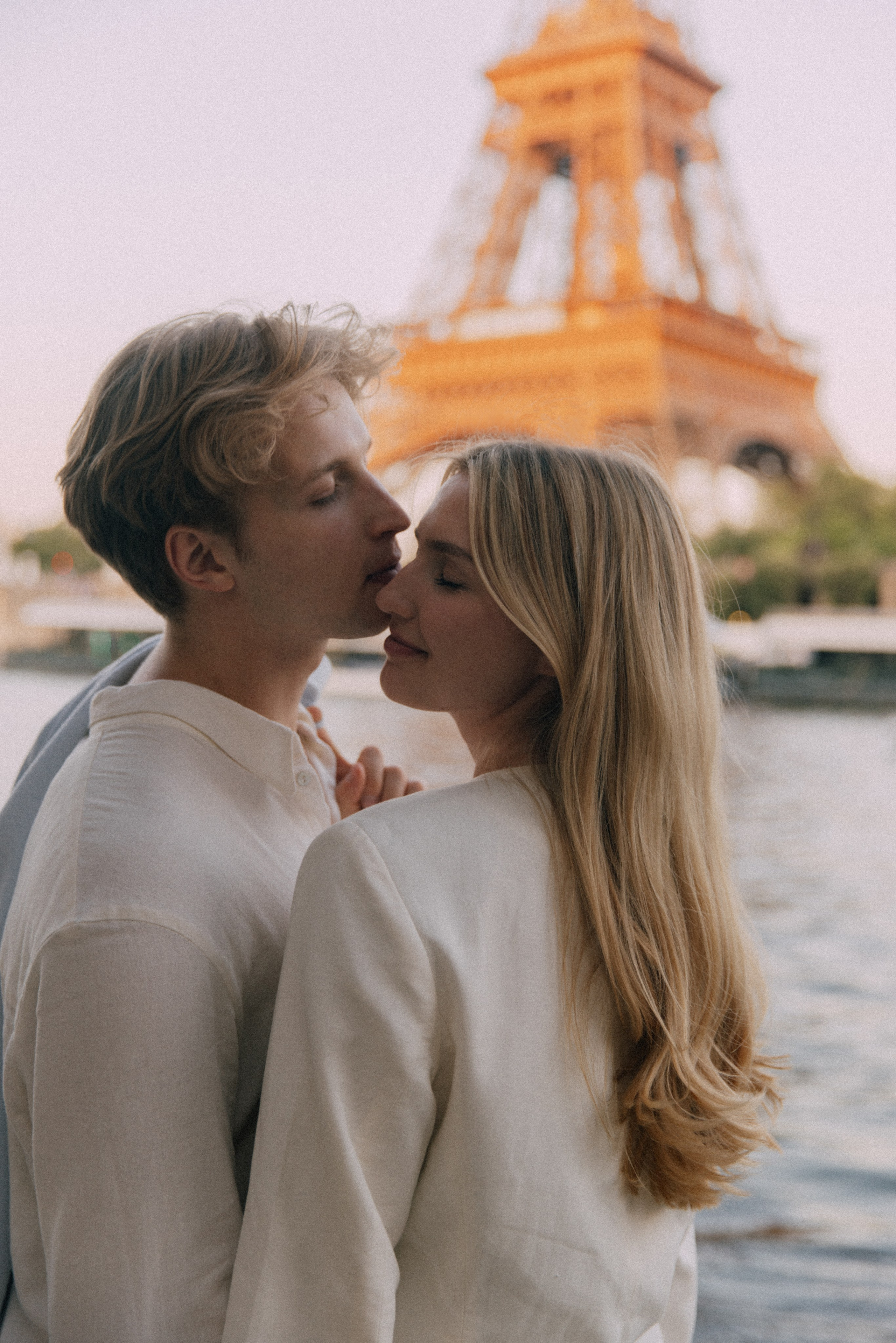 On the rooftops of Paris. Photographer in Paris