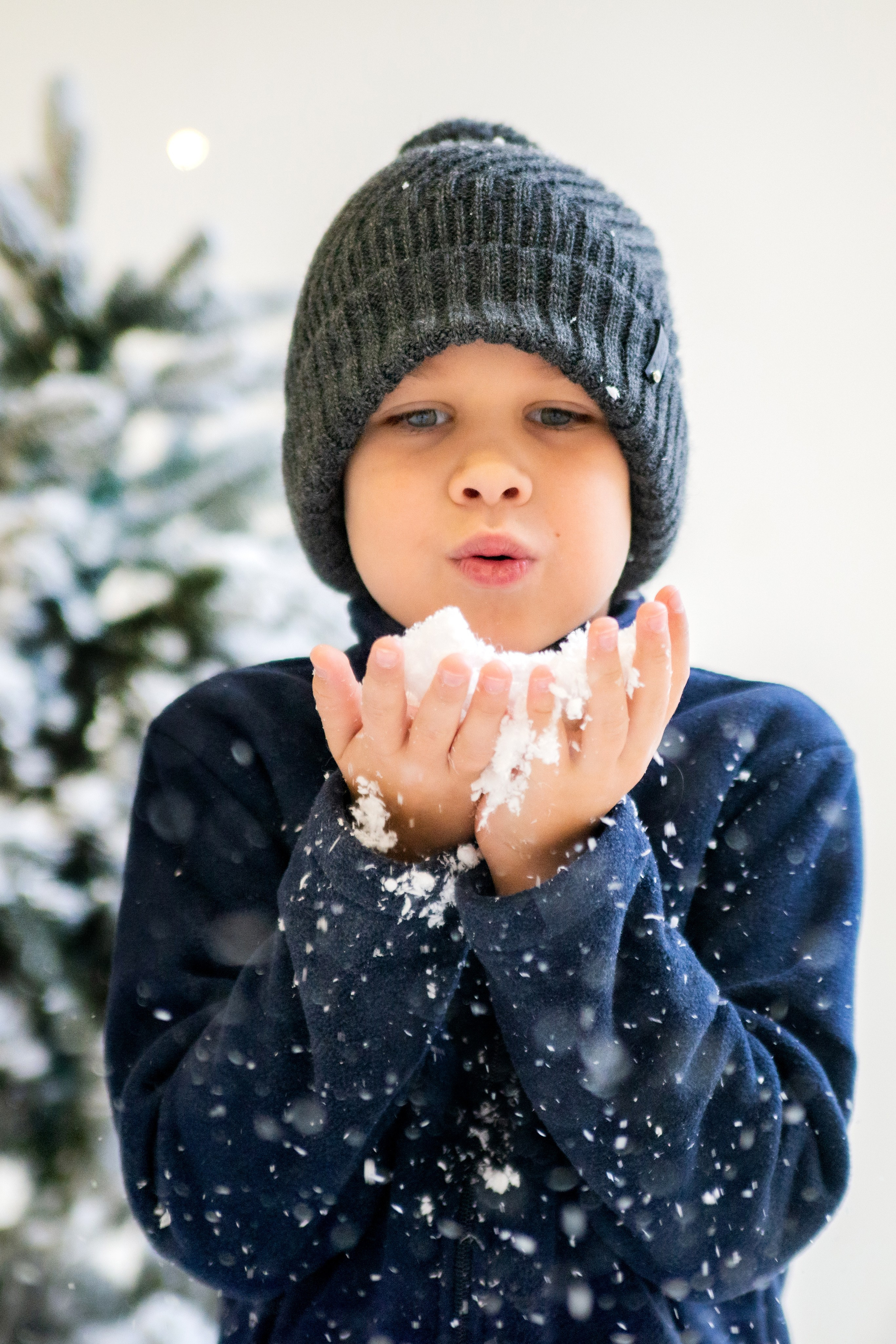 Дети в снежной студии. Фотограф и дизайнер в Москве Екатерина Лобачева