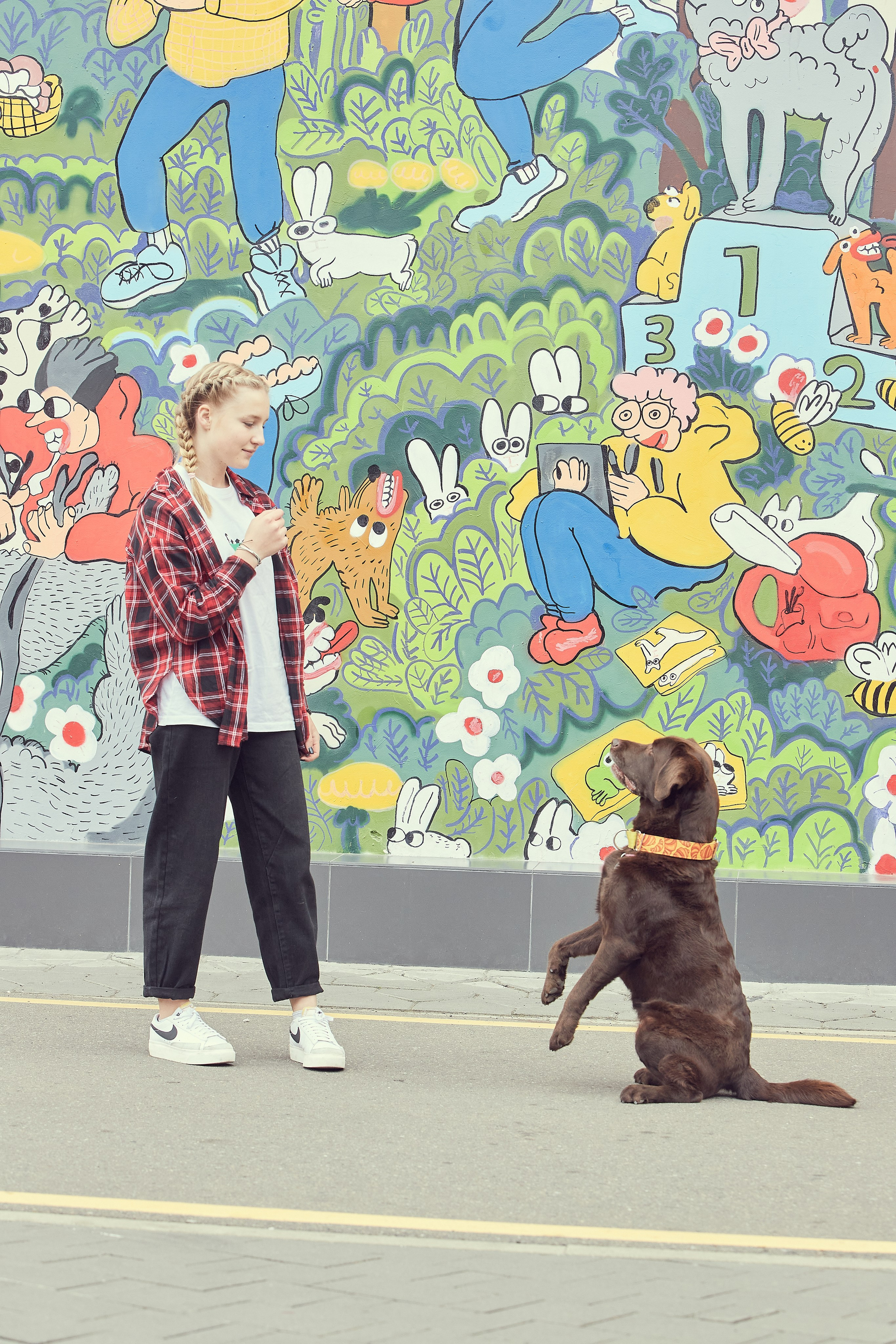 Портретная фотосессия Софы и питомцев. Екатерина Осипова — профессиональный фотограф в Москве