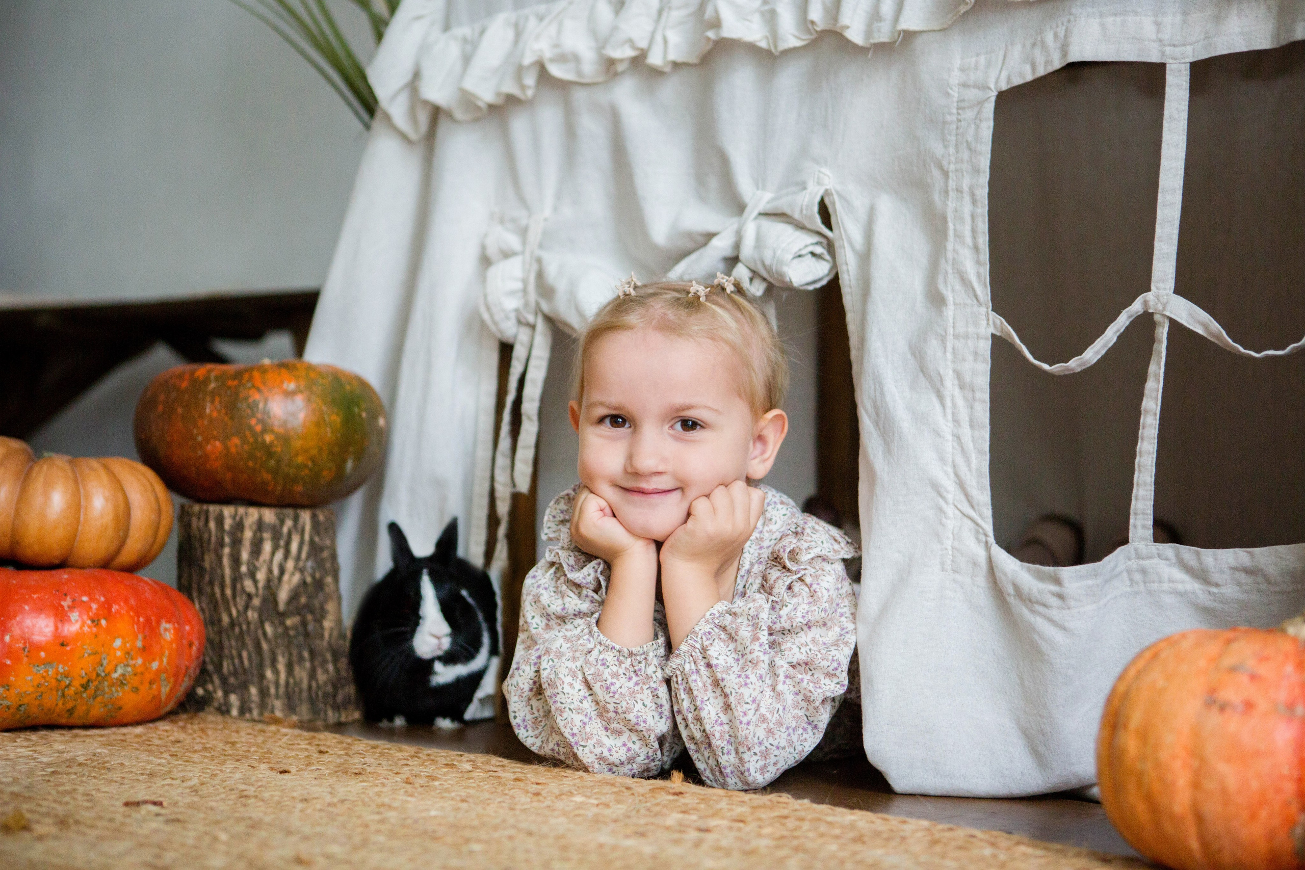 «Осень. Тыквы. Кролики». Фотостудия «Menstone». Свадебный семейный и детский фотограф в Краснодаре Карина Федоровская