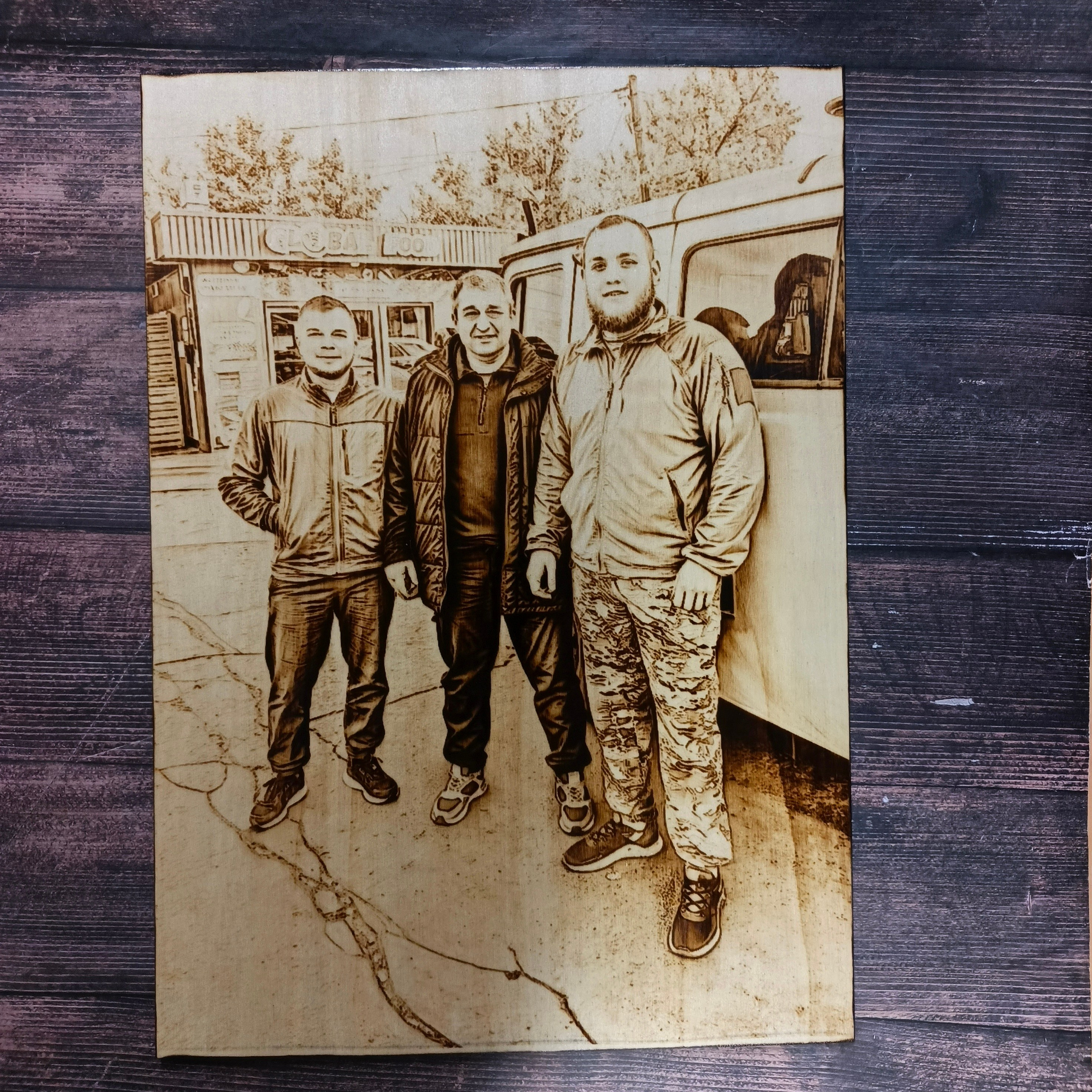 Портреты. Выжигания картин и портретов по фото