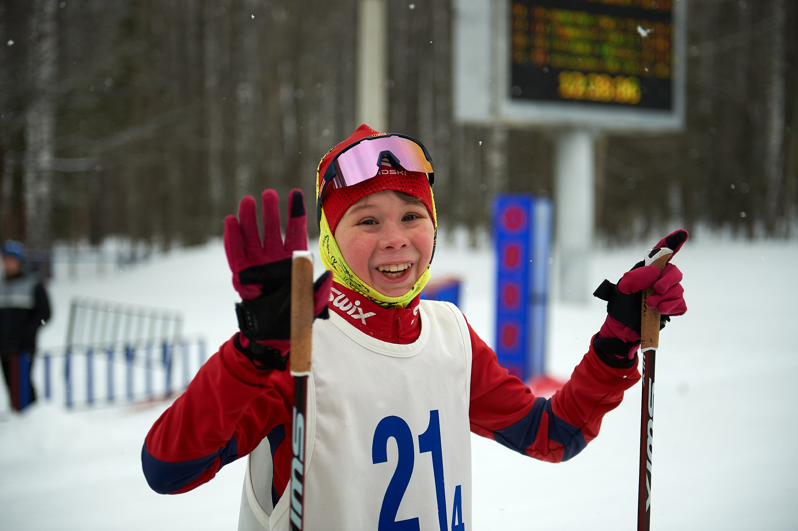 Всероссийские соревнования по лыжным гонкам «Пионерская правда». Ижевс. Спортивный репортажный фотограф в Ижевске Сергей Мерзляков