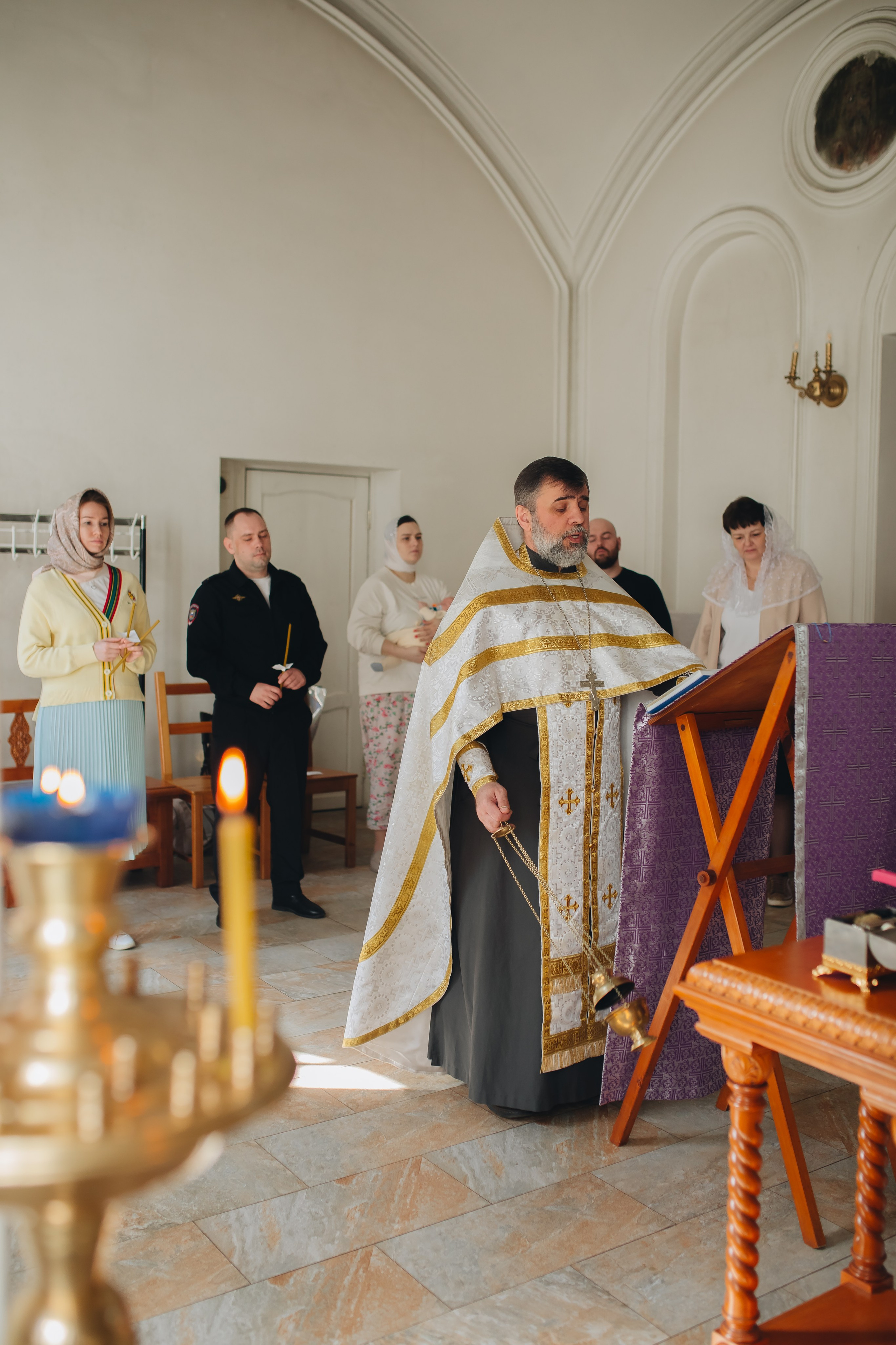Крещение в светлом Храме. Семейный и детский фотограф в Москве Дорогова Екатерина