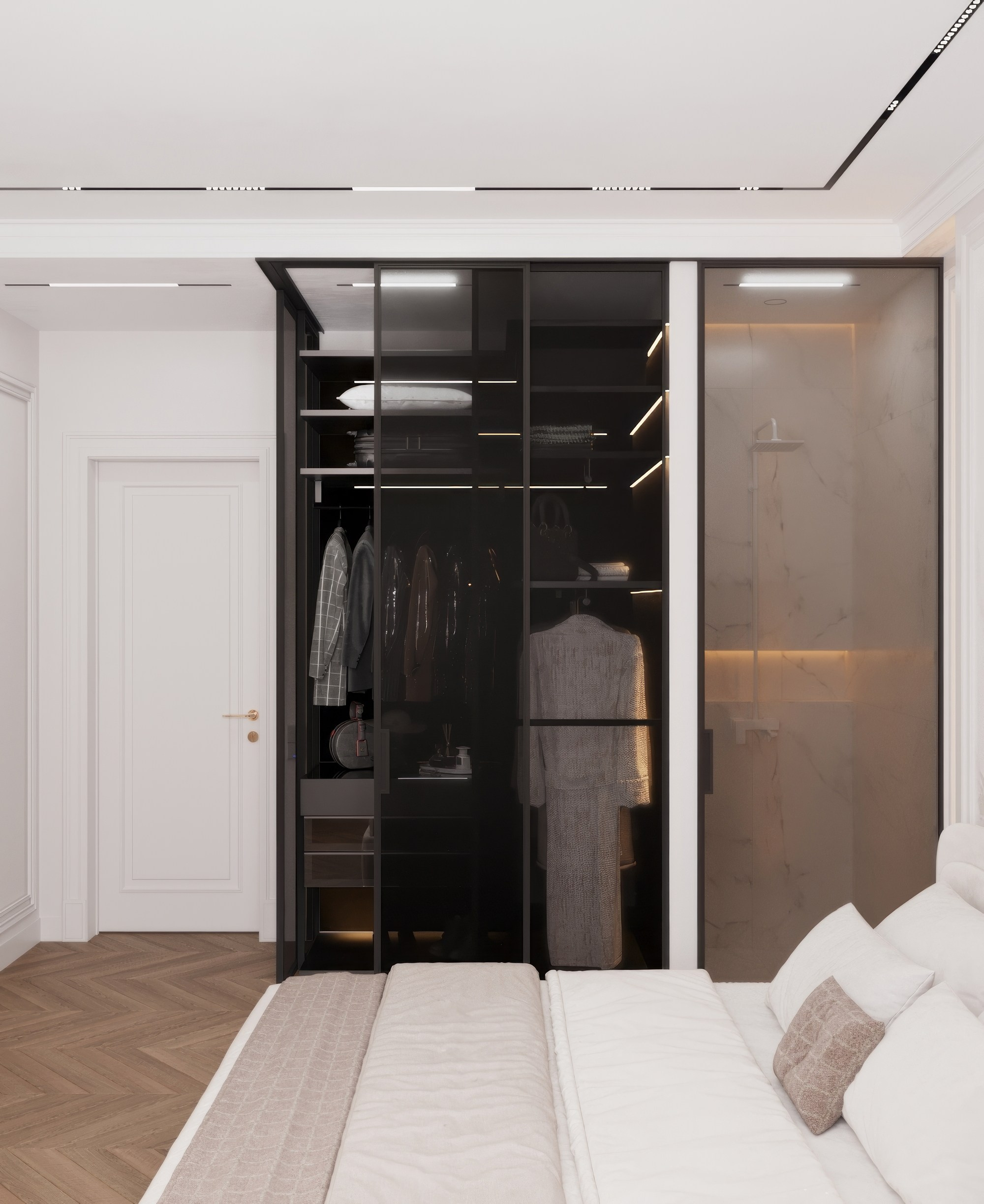 Квартира — Минимализм с элементами классики. Мансур Гусейнов дизайнер интерьеров г. Махачкала