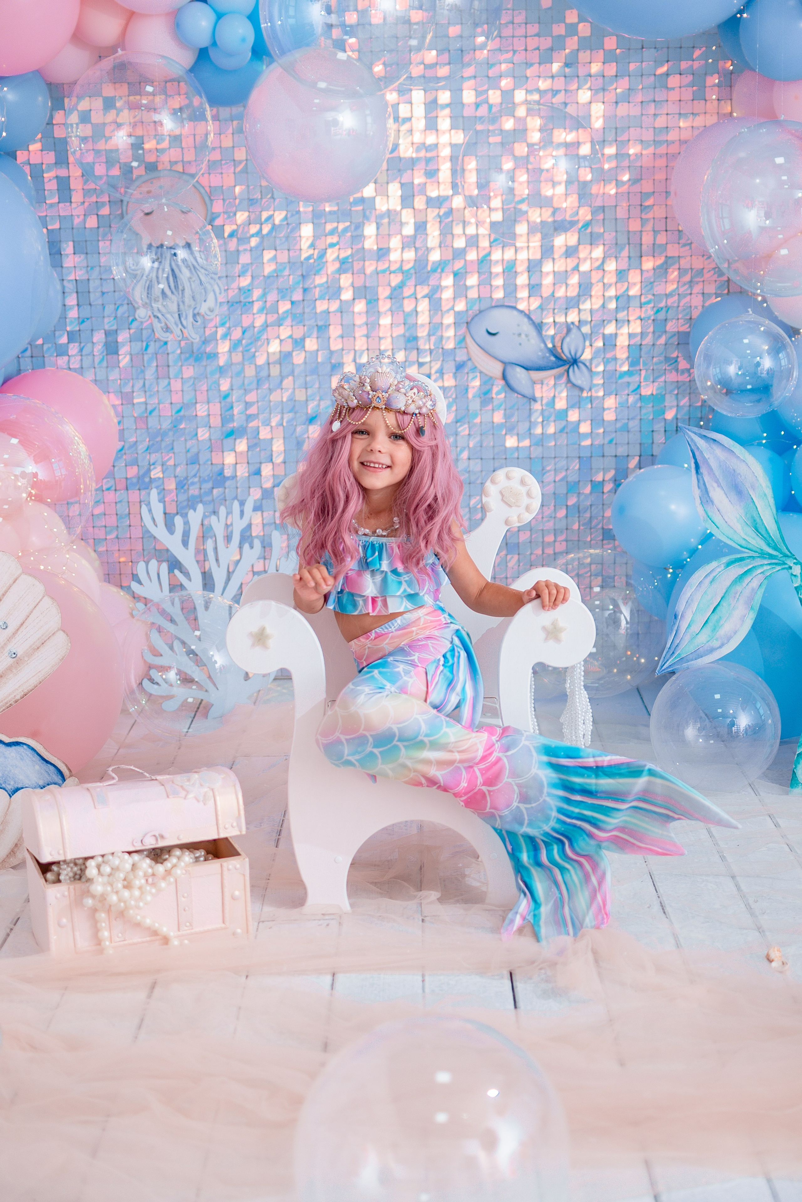 Детский фотопроект «Русалочка» в Сочи. Детский студийный фотограф Сочи