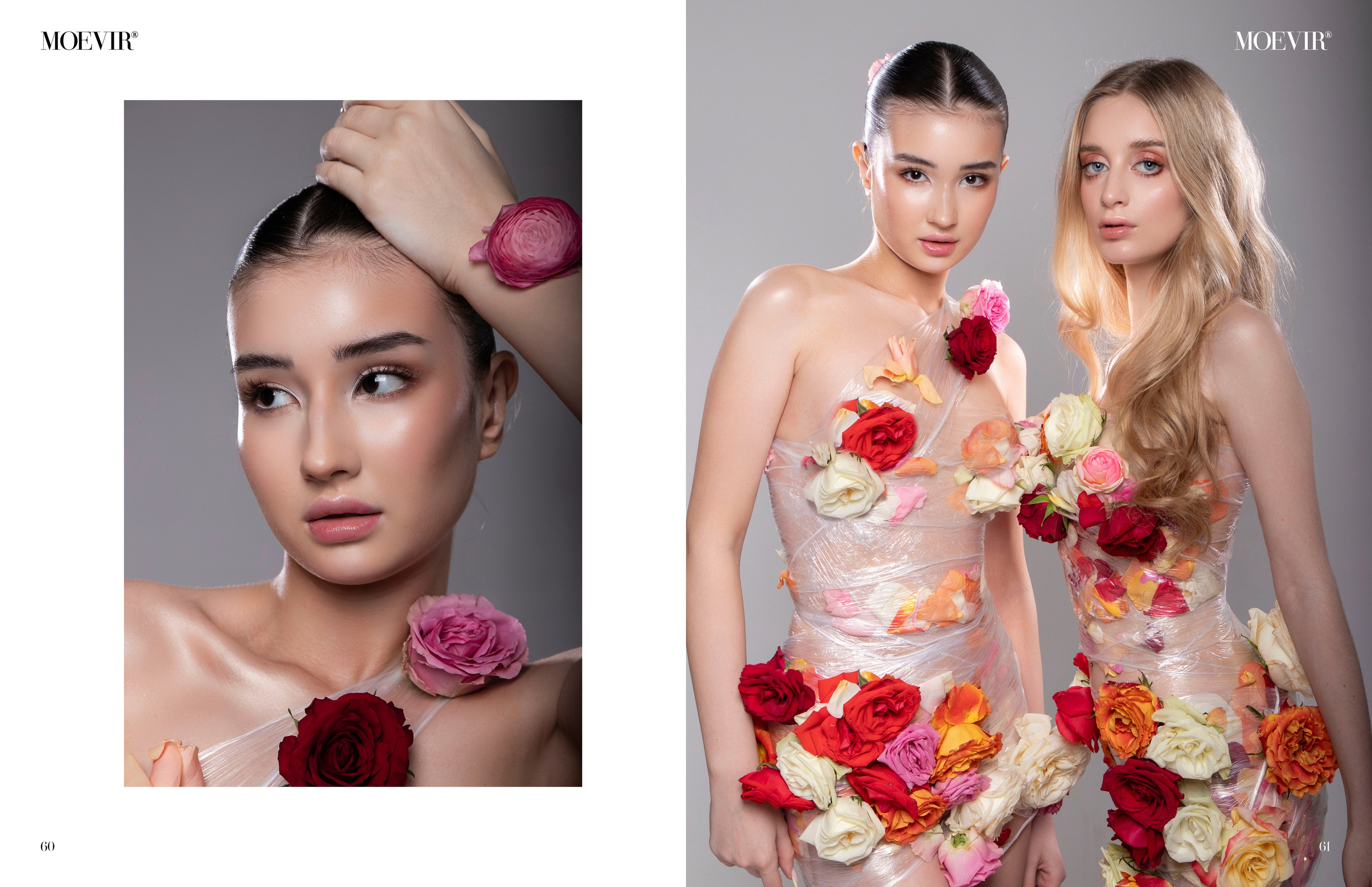 Нежные цветочные феи, публикация в MOEVIR magazine. Портретный фотограф в Санкт-Петербурге Савельева Ольга