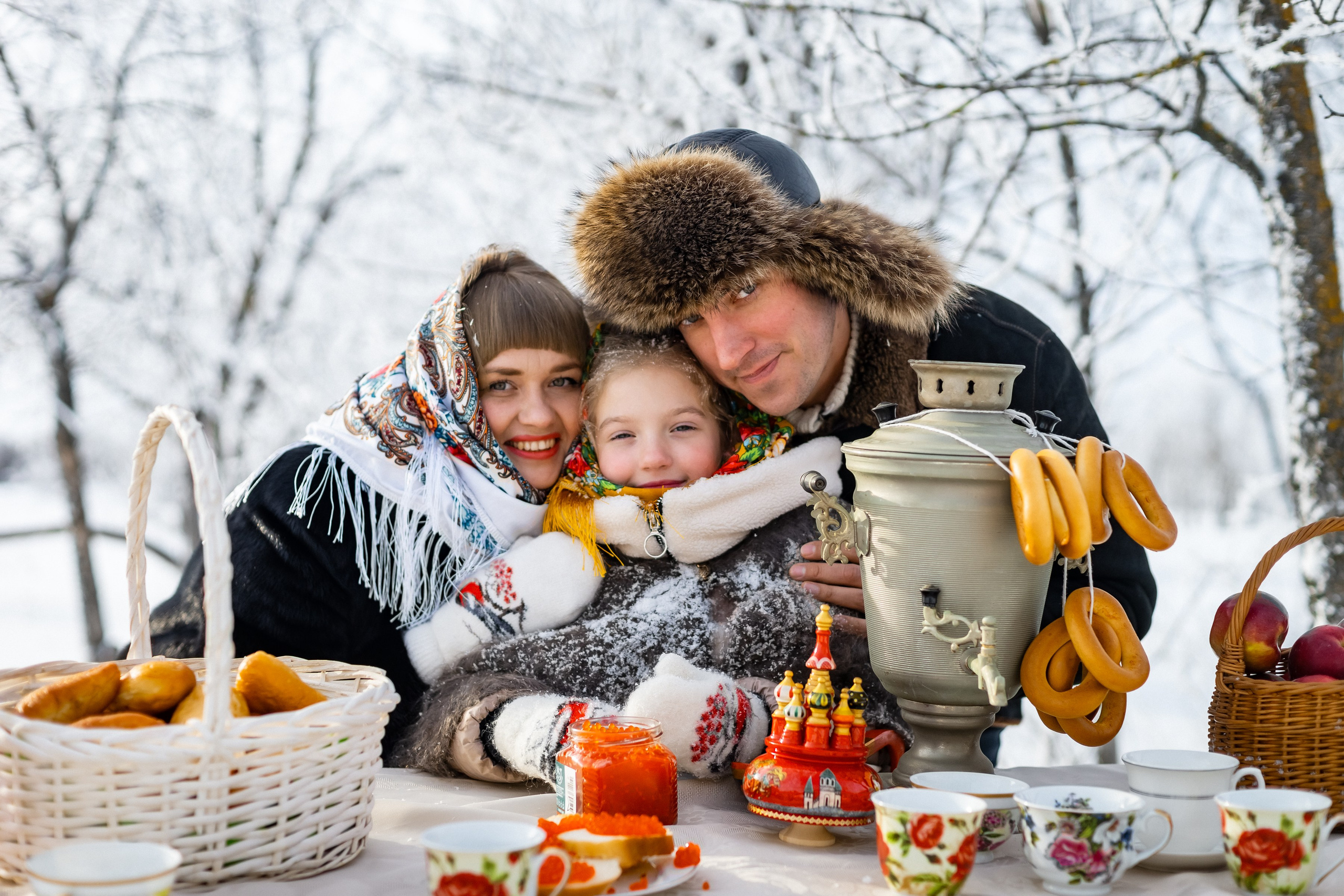 Зимняя в русском народном стиле. Ольга Плаксина фотограф в Саратове