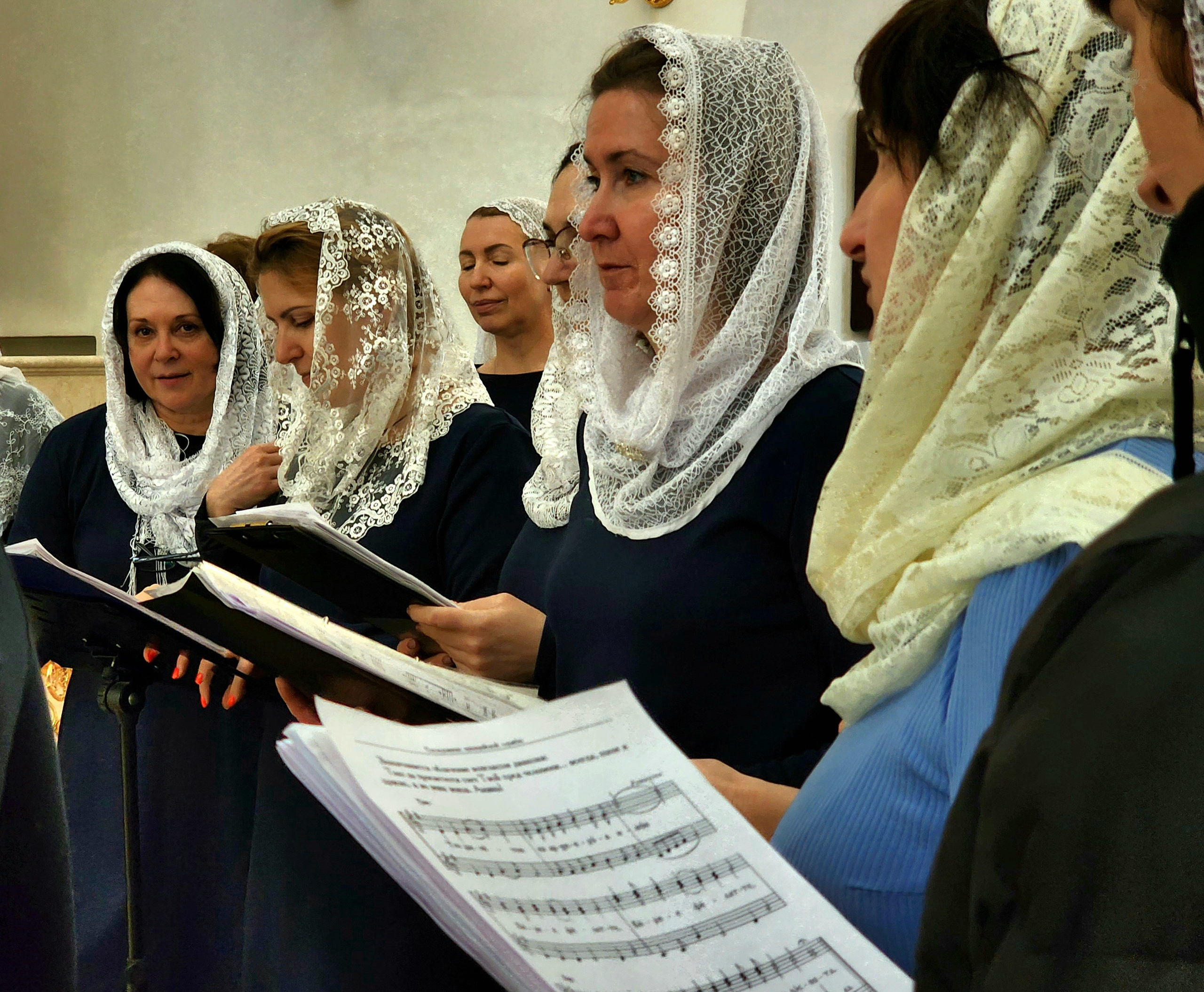 Народный церковный хор никольского Собора в павшинской пойме 