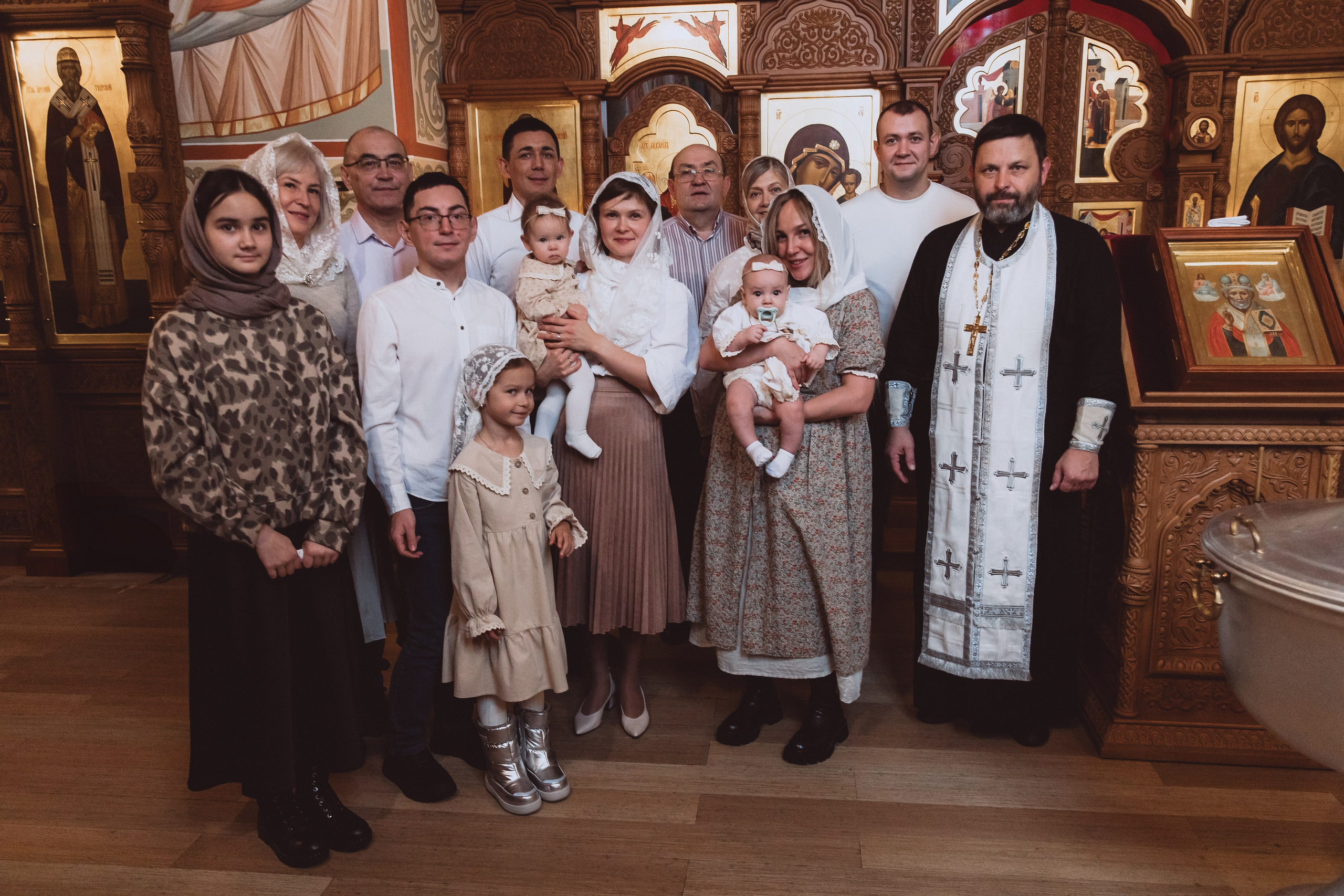 Таинство Крещения Николь в Гефсиманском Черниговском ските. Детский и семейный фотограф в Пушкино, Мытищи, Москва Сергеева Светлана