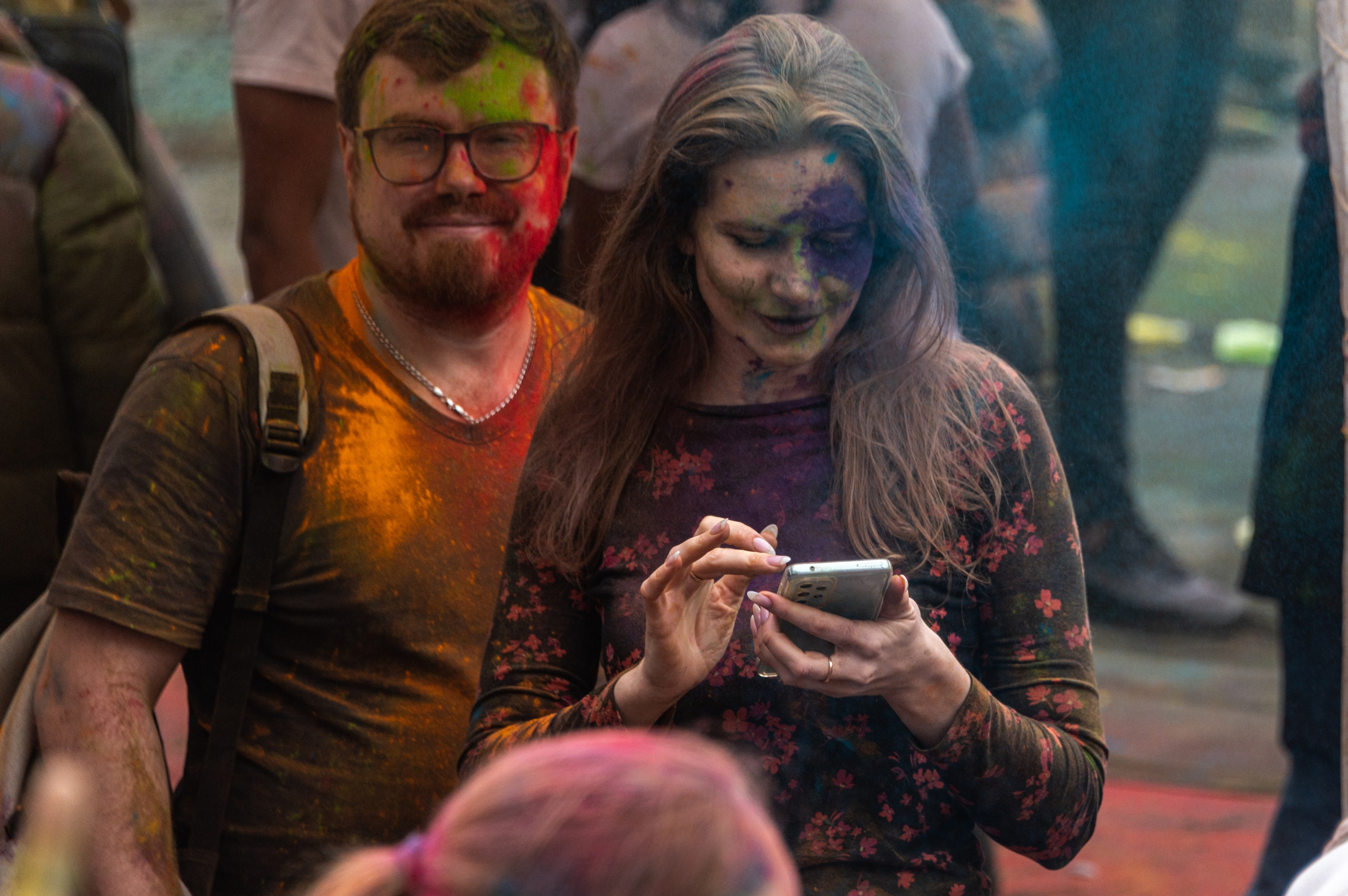 Праздник Холи в Москве. Фотограф Роман Адлер