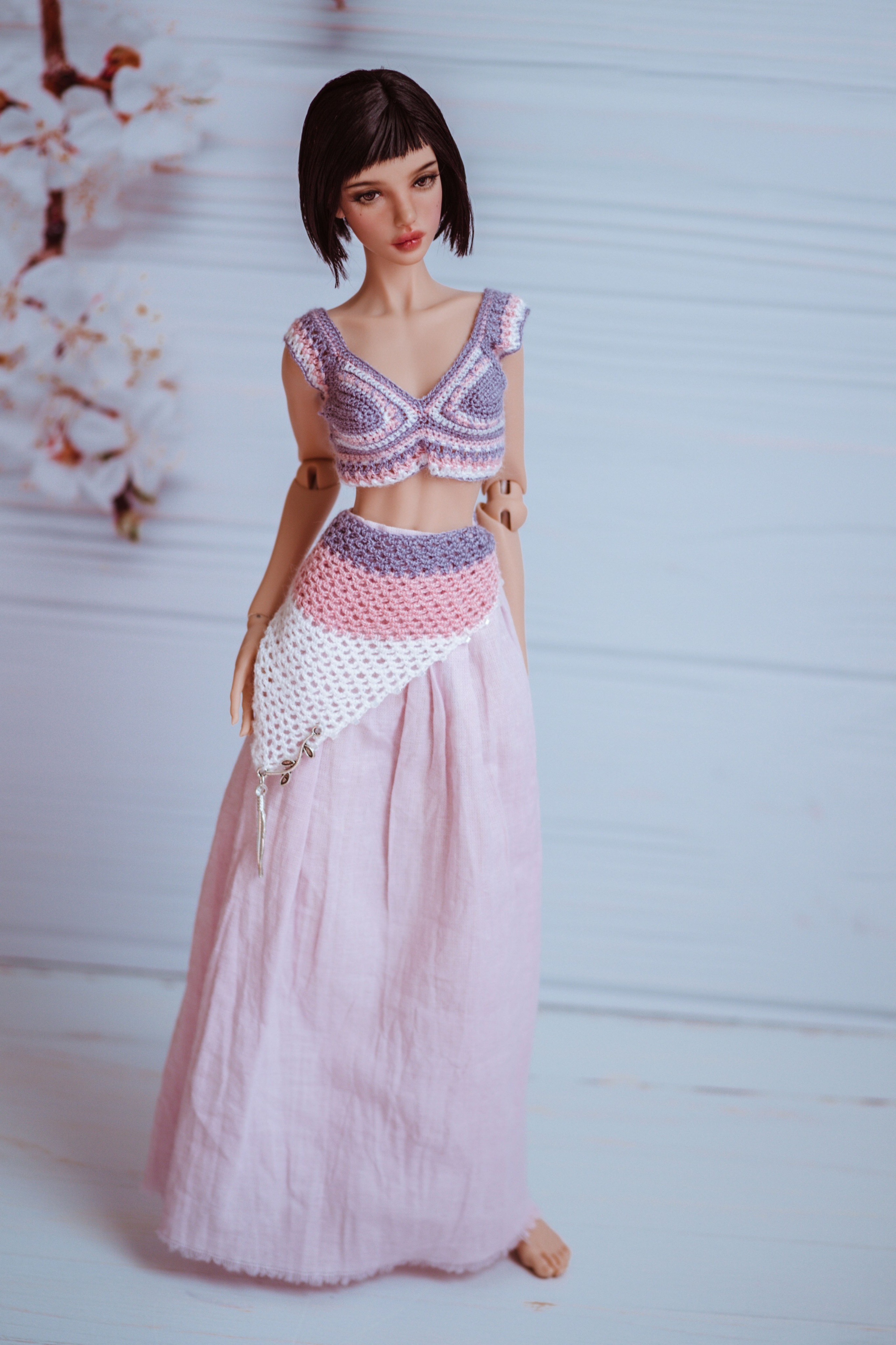 2023 и ранее. Ombra di seta — эксклюзивная одежда ручной работы для авторских кукол