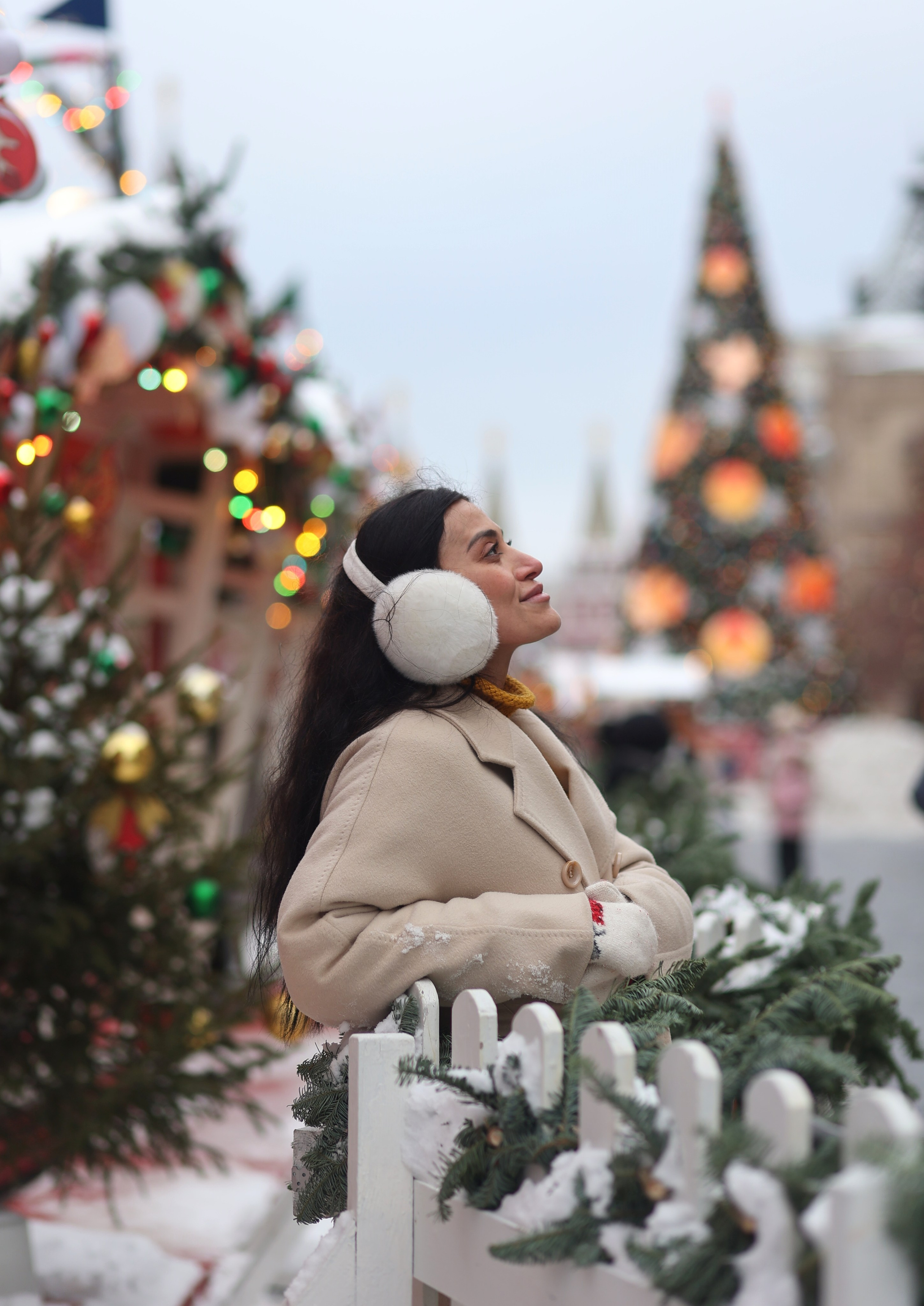 Новогодняя фотосессия. Гум ярмарка. Портретный фотограф Москва