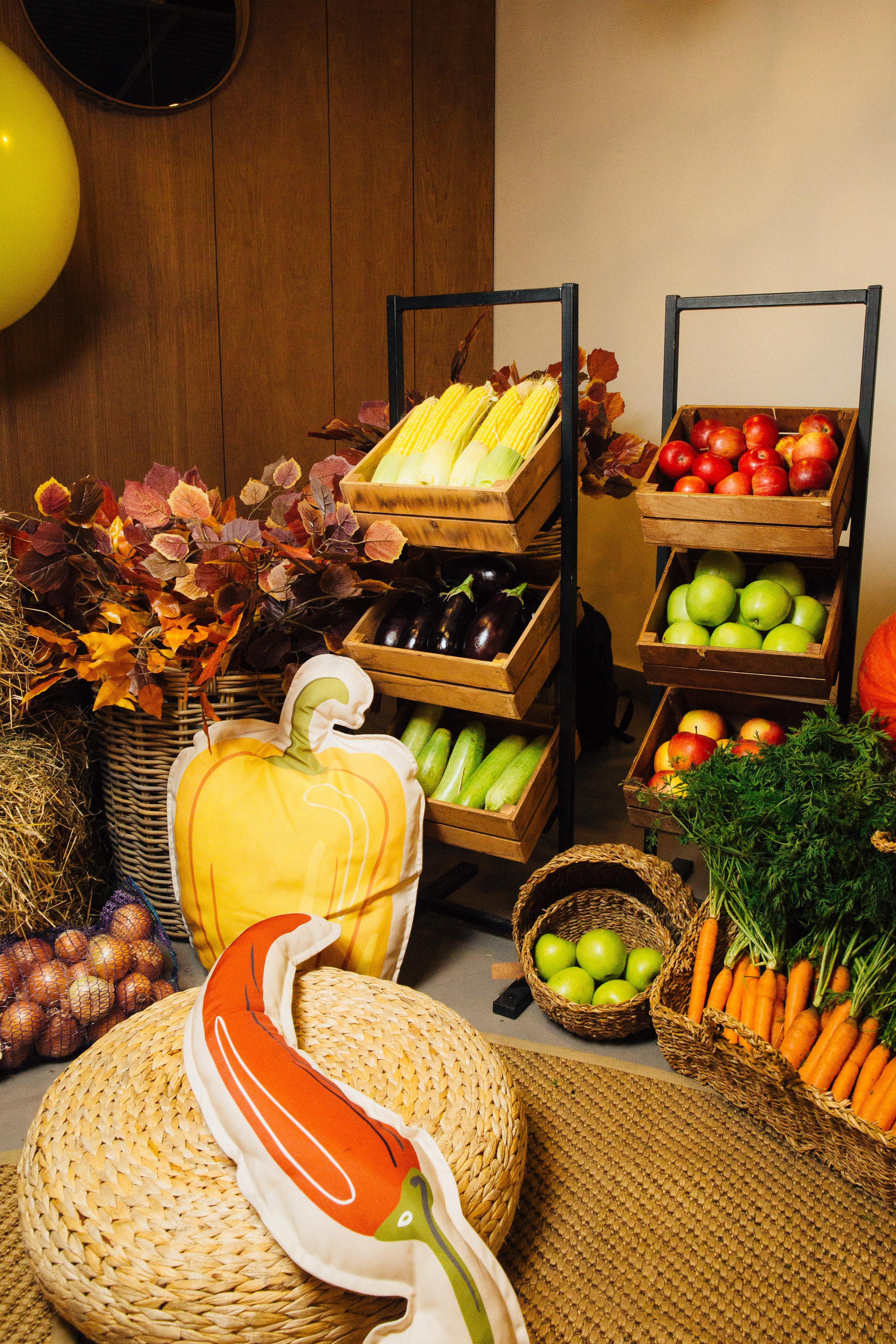 фотозона в сельском стиле