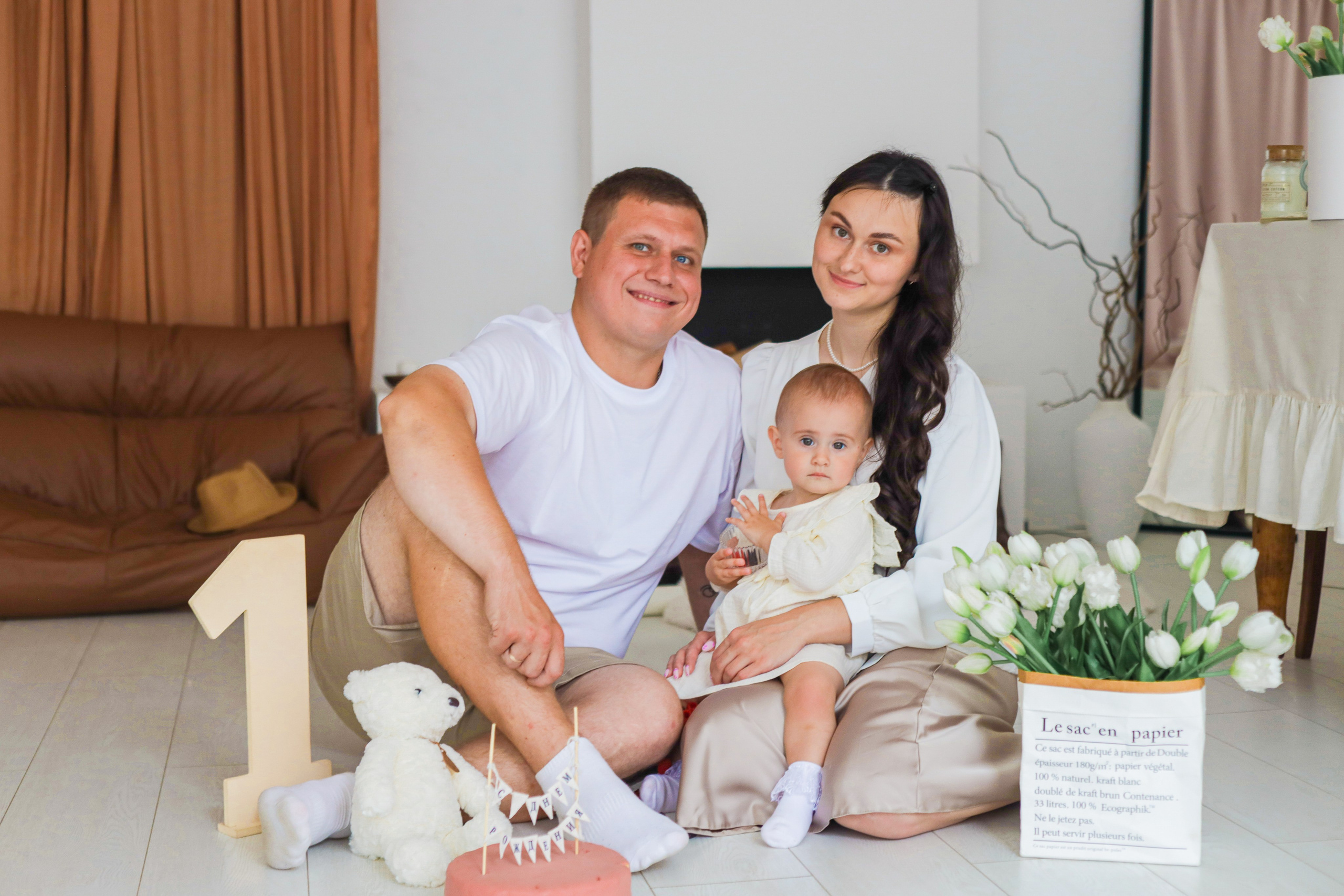 Полина 1 годик. Семейный, детский, свадебный фотограф в Москве, Люберцах
