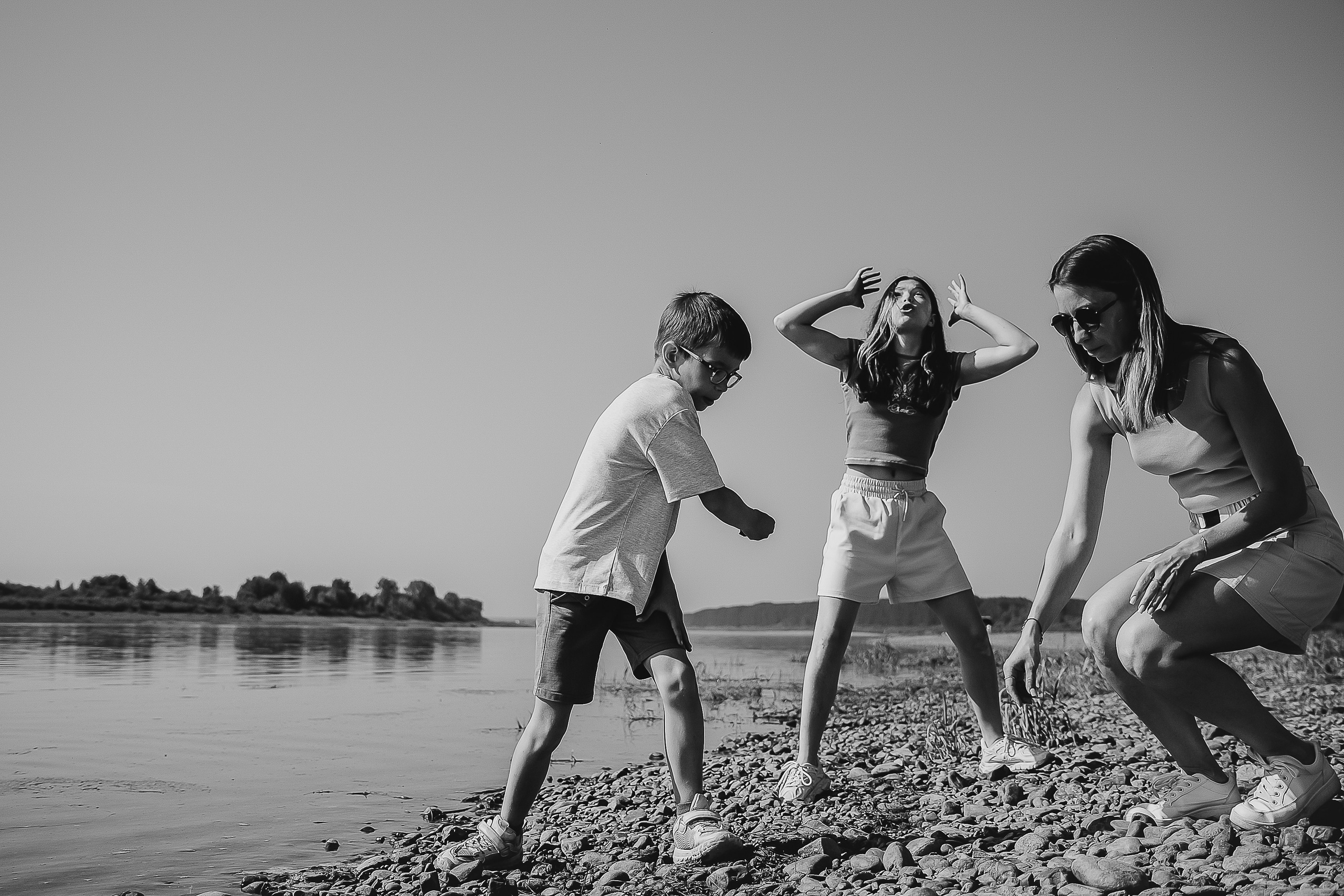 Семейное утро в сосновом лесу. Семейный фотограф в Томске Максимова Екатерина