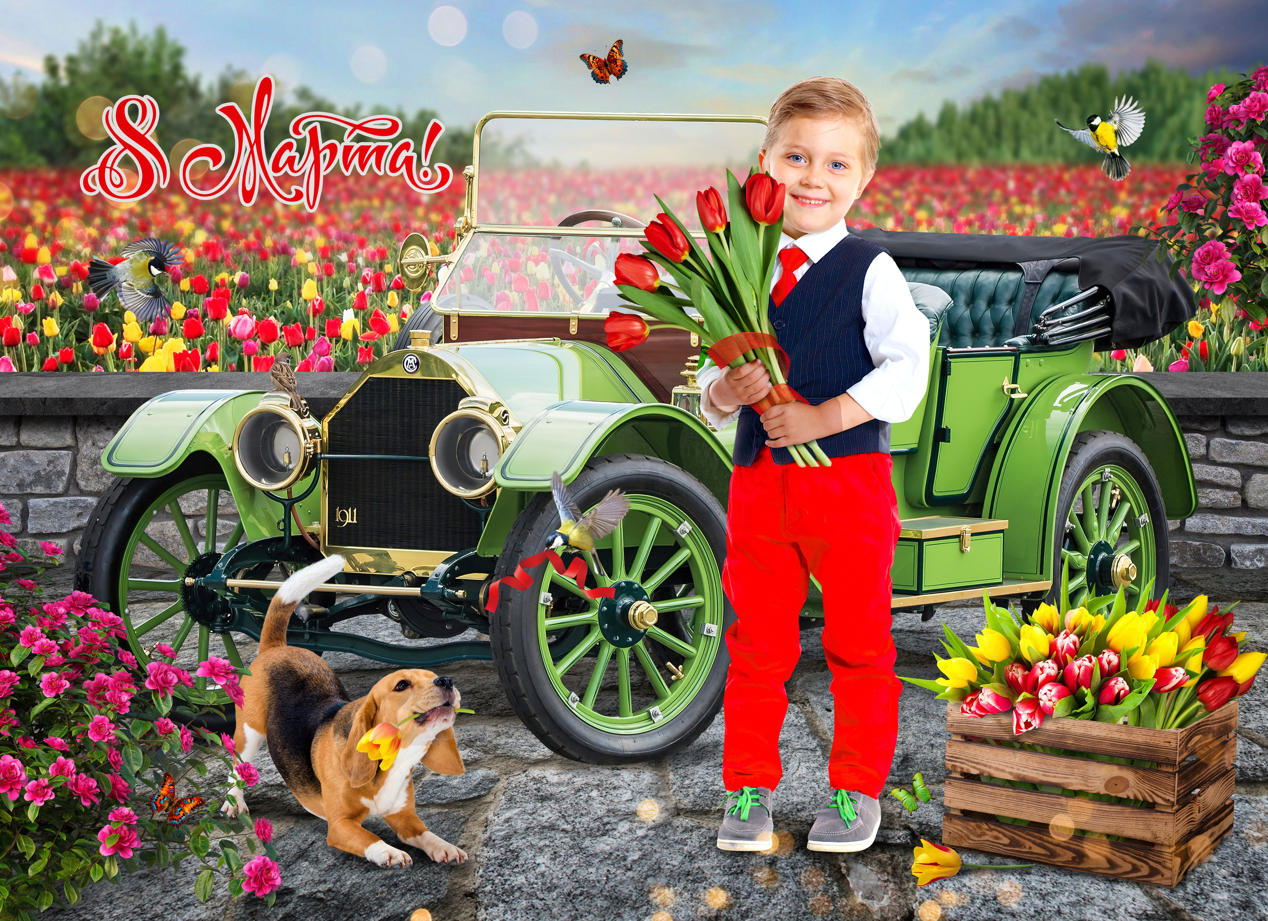 8 марта. Детская выездная фотостудия