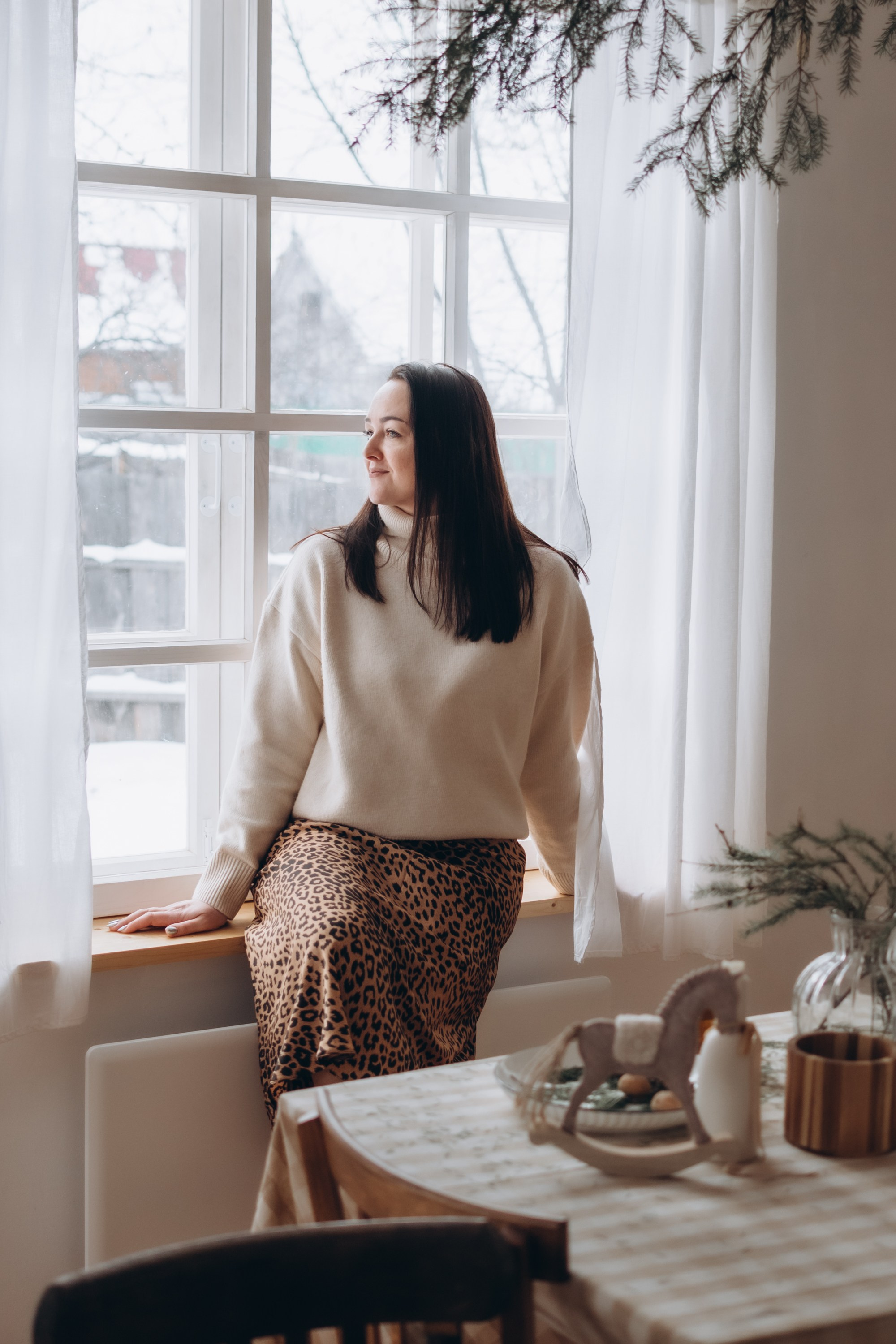 Новогодняя съемка Ольги с семьей. Семейный фотограф в Тюмени Ксения Мязитова