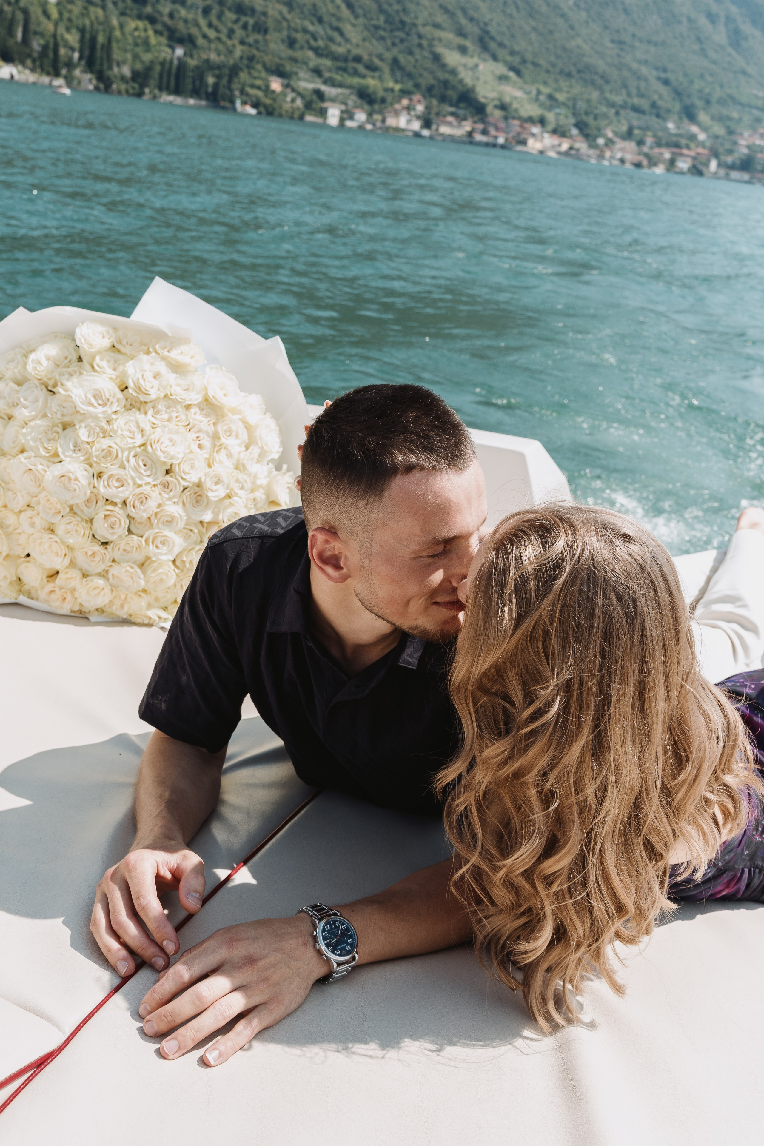 Karina & Fiance. Maria Anistratova | Destination Photographer, Videographer & Drone Pilot — Lake Como