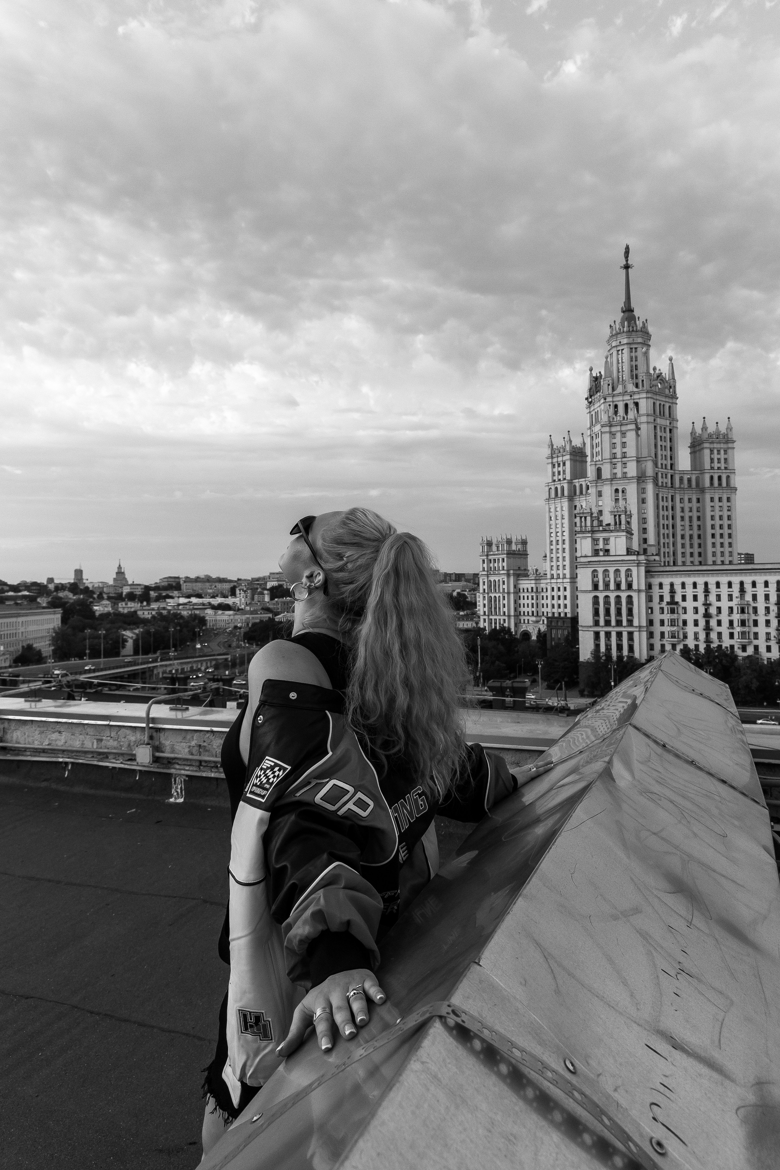 На крыше. Женский фотограф Москва, Лобня