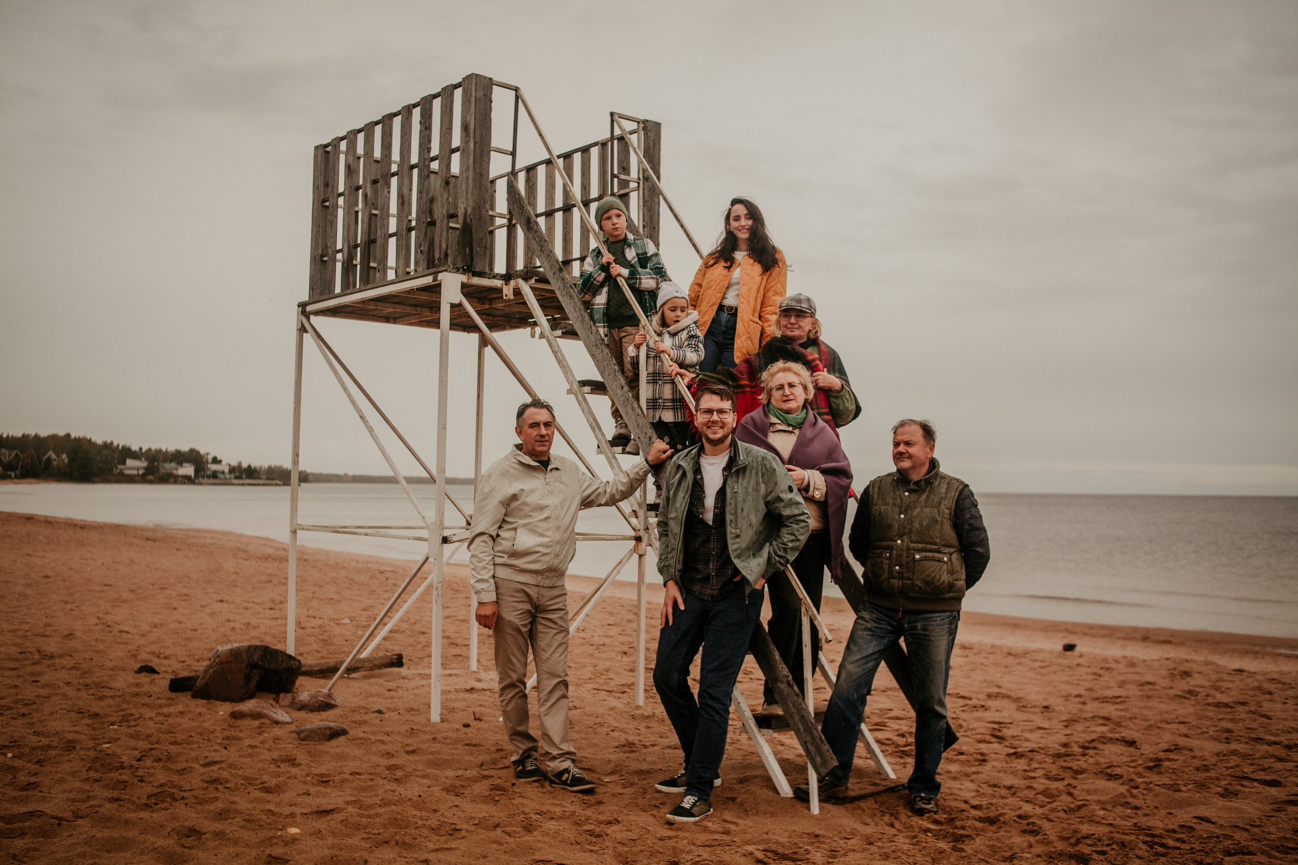 Семейное утро на Ладоге — Фотосессия на природе. Семейный фотограф во Всеволожске и Санкт-Петербурге Юлия Капустина