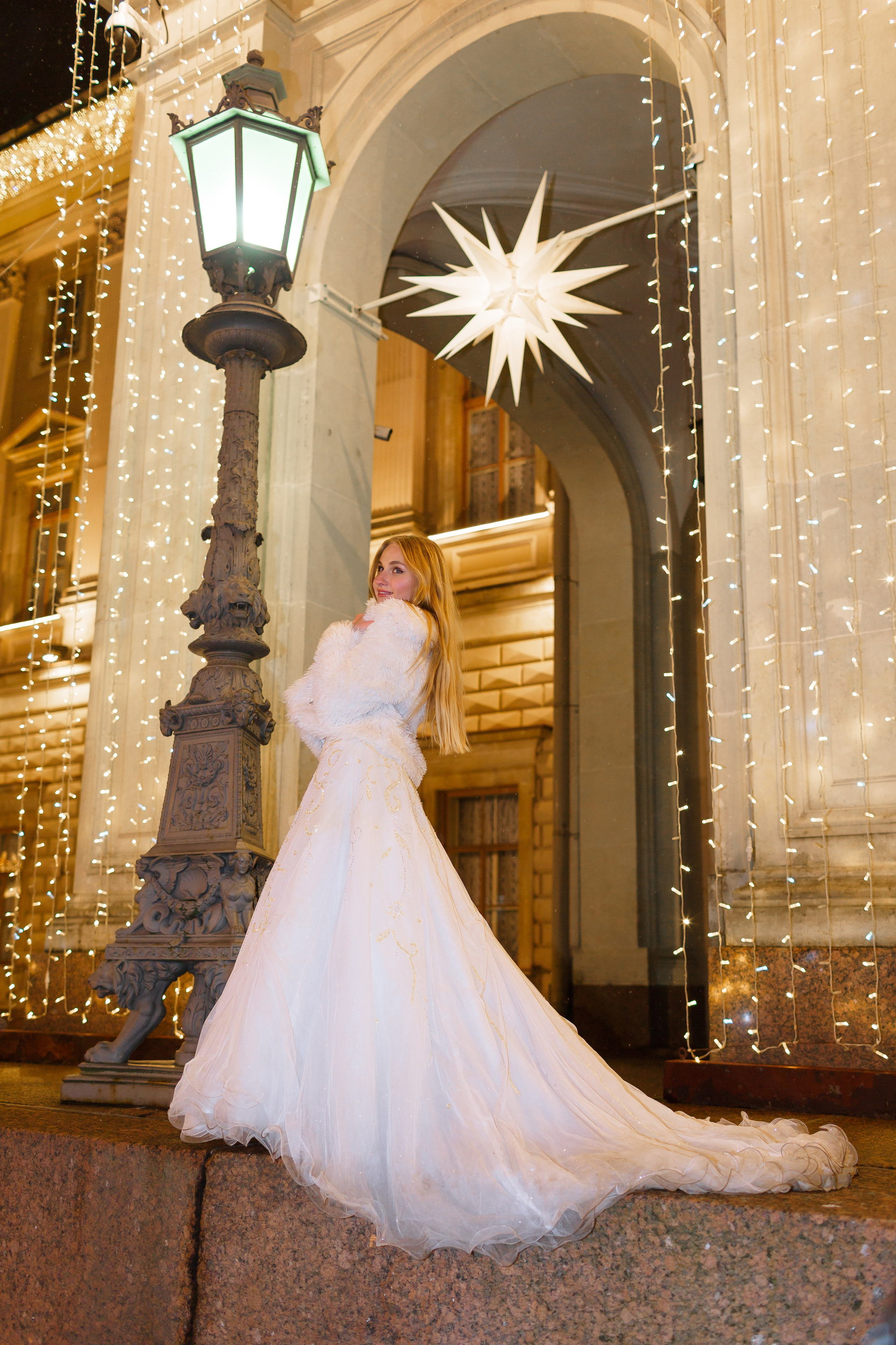Прогулка по Новогоднему ночному Санкт- Петербургу. Свадебный и семейный фотограф Спб Бошман Ирина