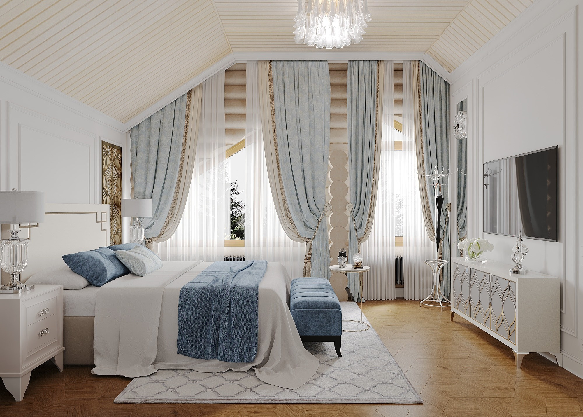 ДОМ В НИКОЛИНО 500 КВ.М. 3 ЭТАЖ. Irina Balykina — Interior 3D Visualisation