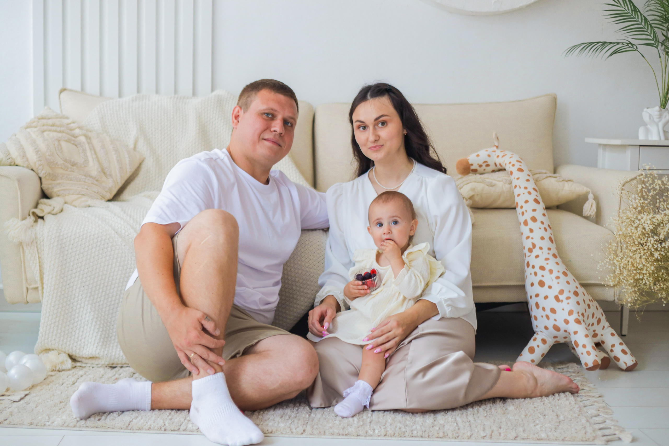 Полина 1 годик. Семейный, детский, свадебный фотограф в Москве, Люберцах