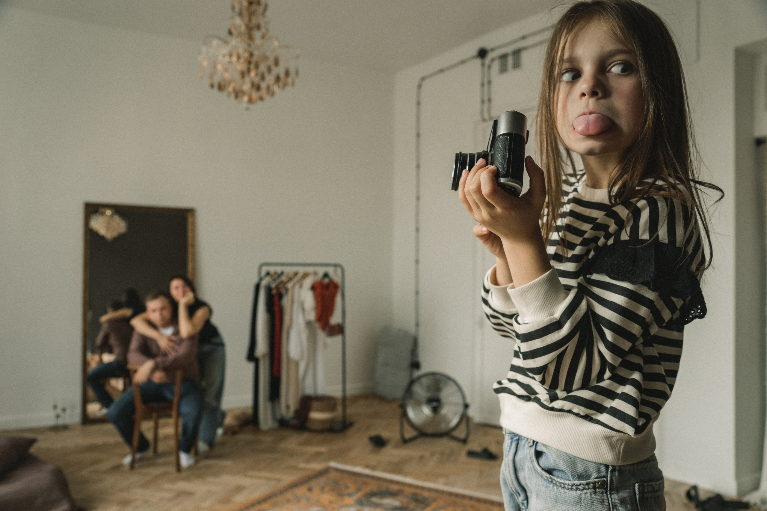 Осень в «Весне». Семейная фотосъемка для Ани, Дани и Маши. Портретный и семейный фотограф в Санкт-Петербурге Чугунова Анастасия