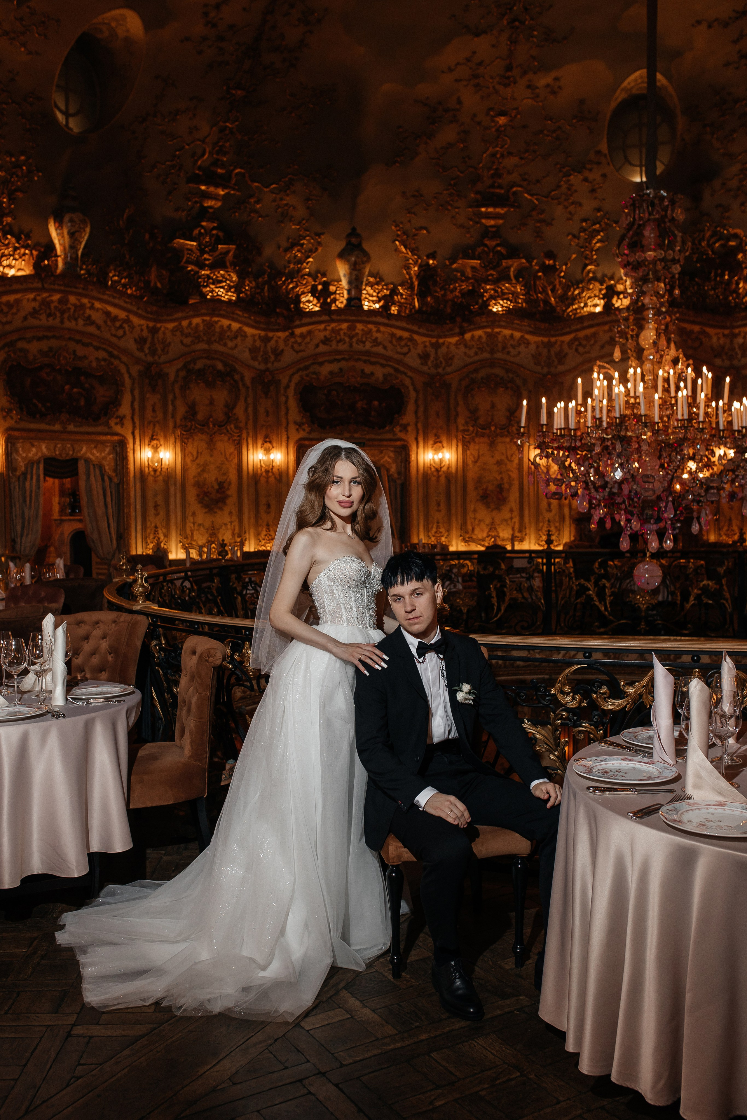 Свадебная фотосессия в ресторане Турандот