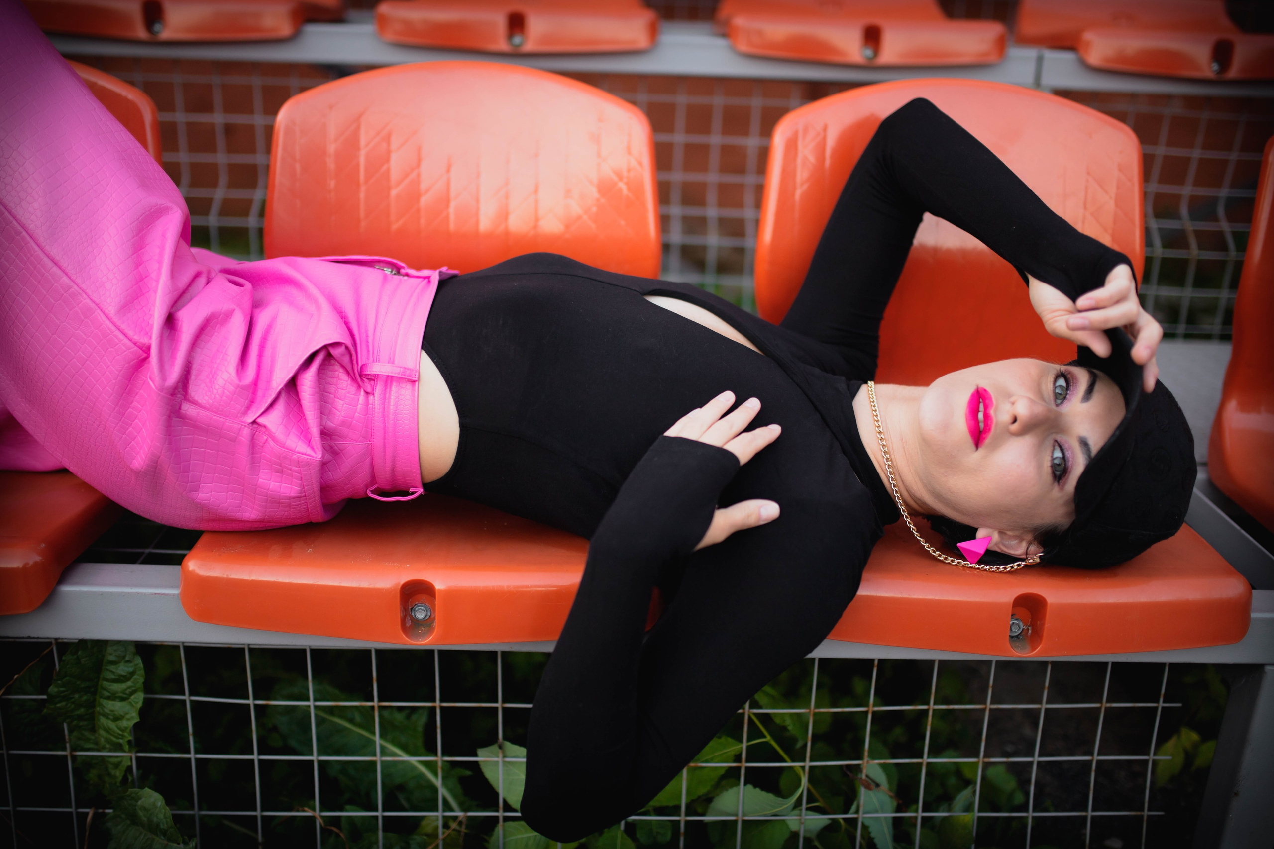 Рассвет на стадионе с Ольгой. Александра Мельниченко/ Бегающий фотограф