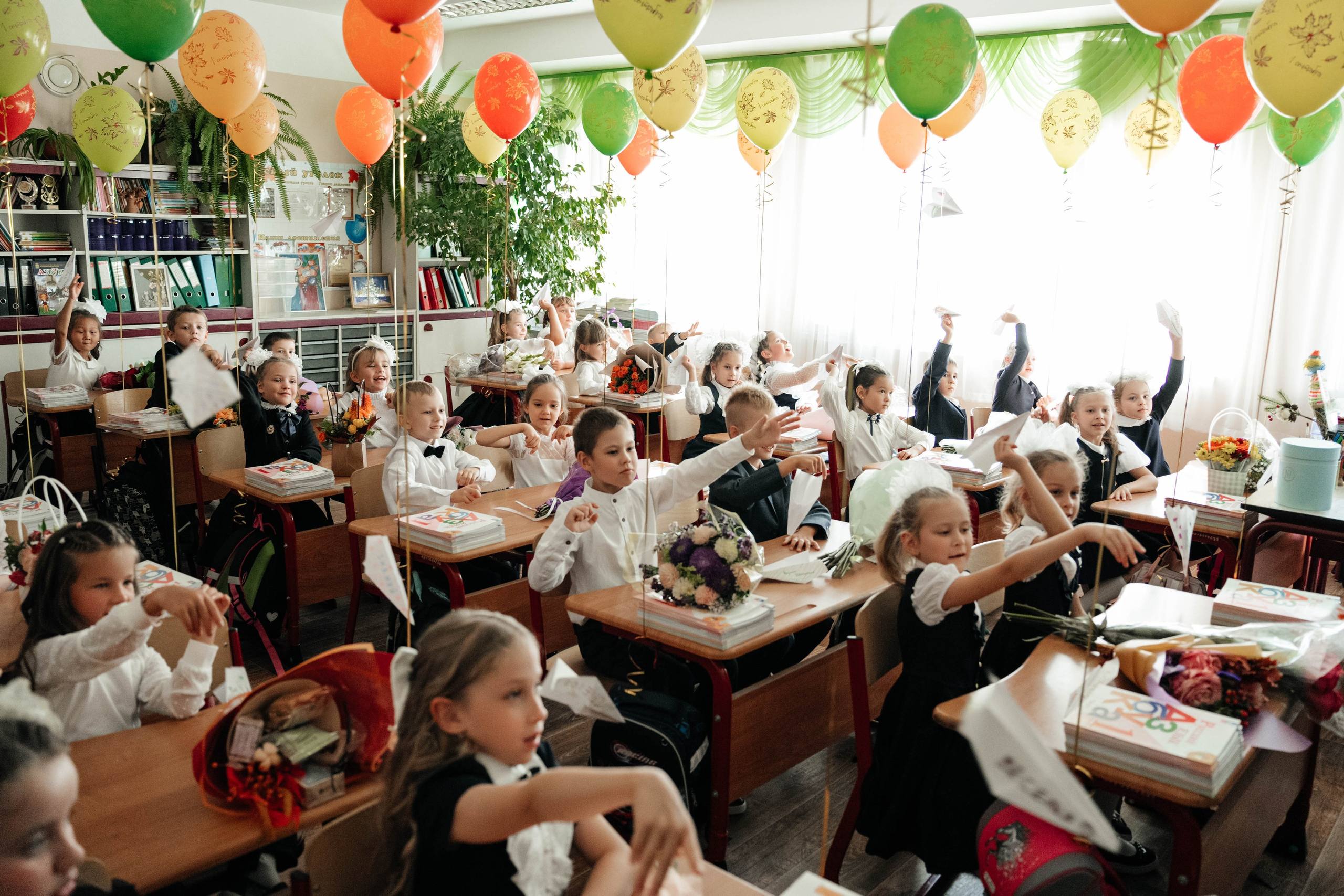 1 сентября, 1-й класс. Свадебный фотограф Москва Александра Аверкова