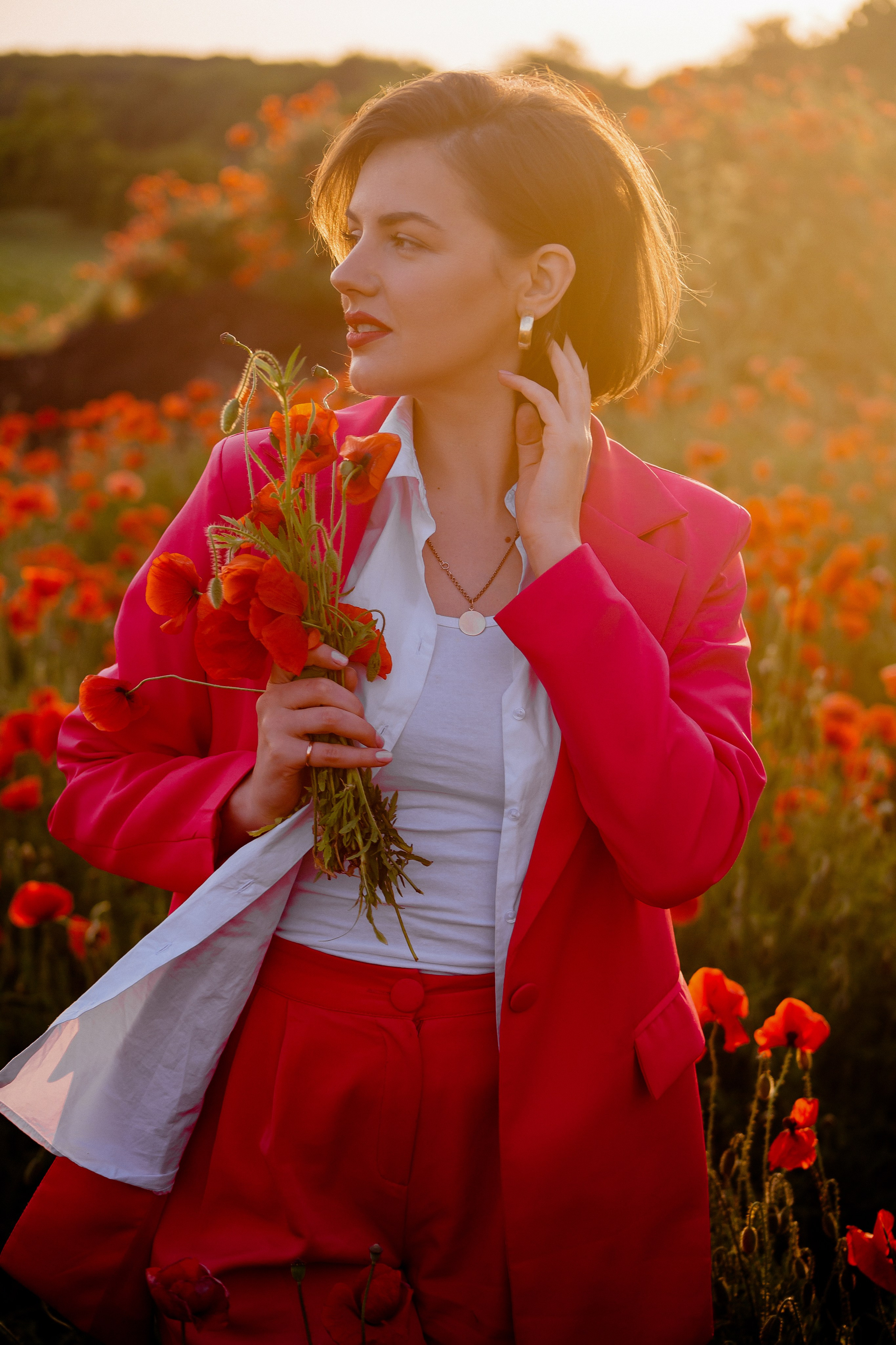 Летняя фотосессия в полях КМВ. Фотограф Ставрополь Пятигорск Елизавета Дарина